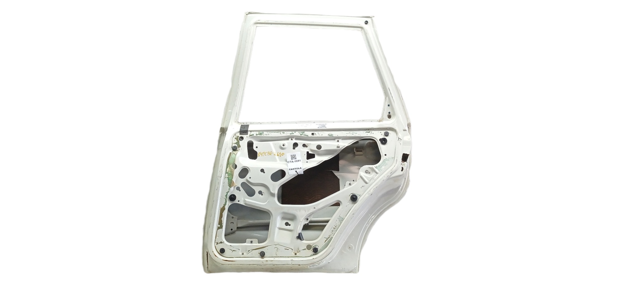 Porta Traseira Direita Seat Ibiza 1997 Para Recuperar Traseira Direito Branco 3