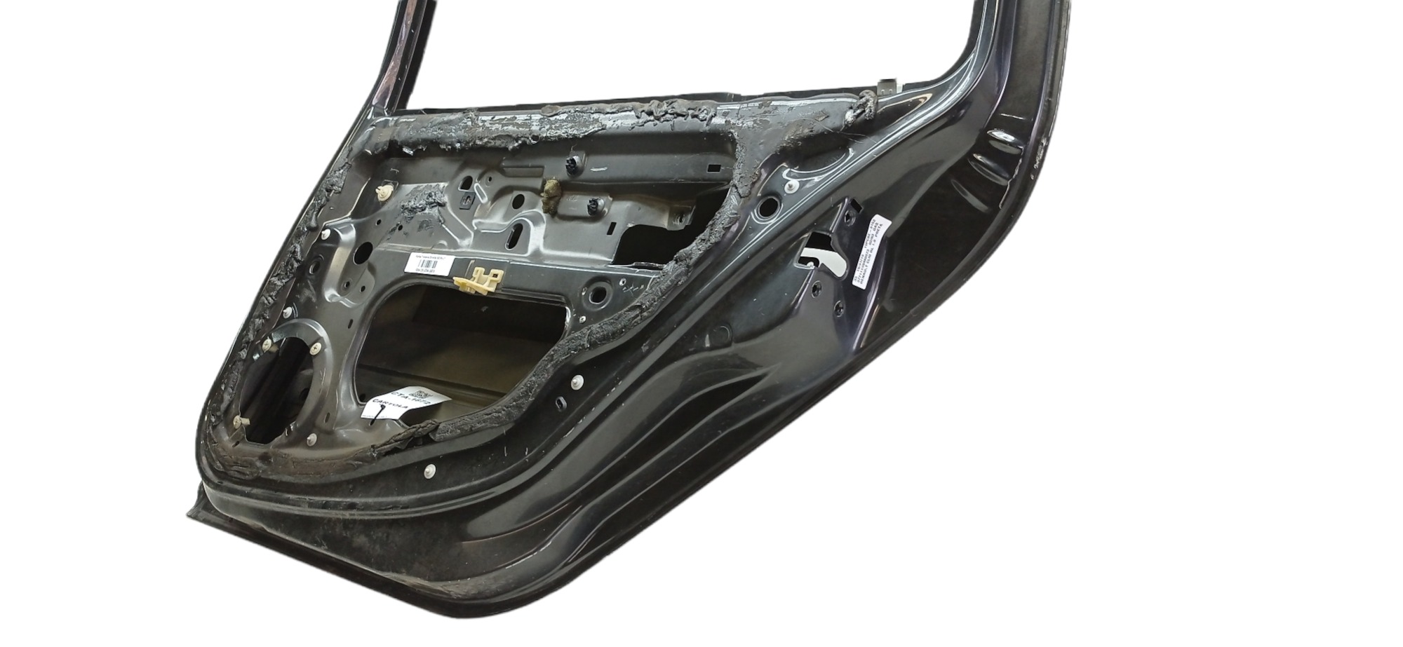 Porta Traseira Direita Renault Clio 2002-2003 P/ Recuperar Traseira Direita Preto 1