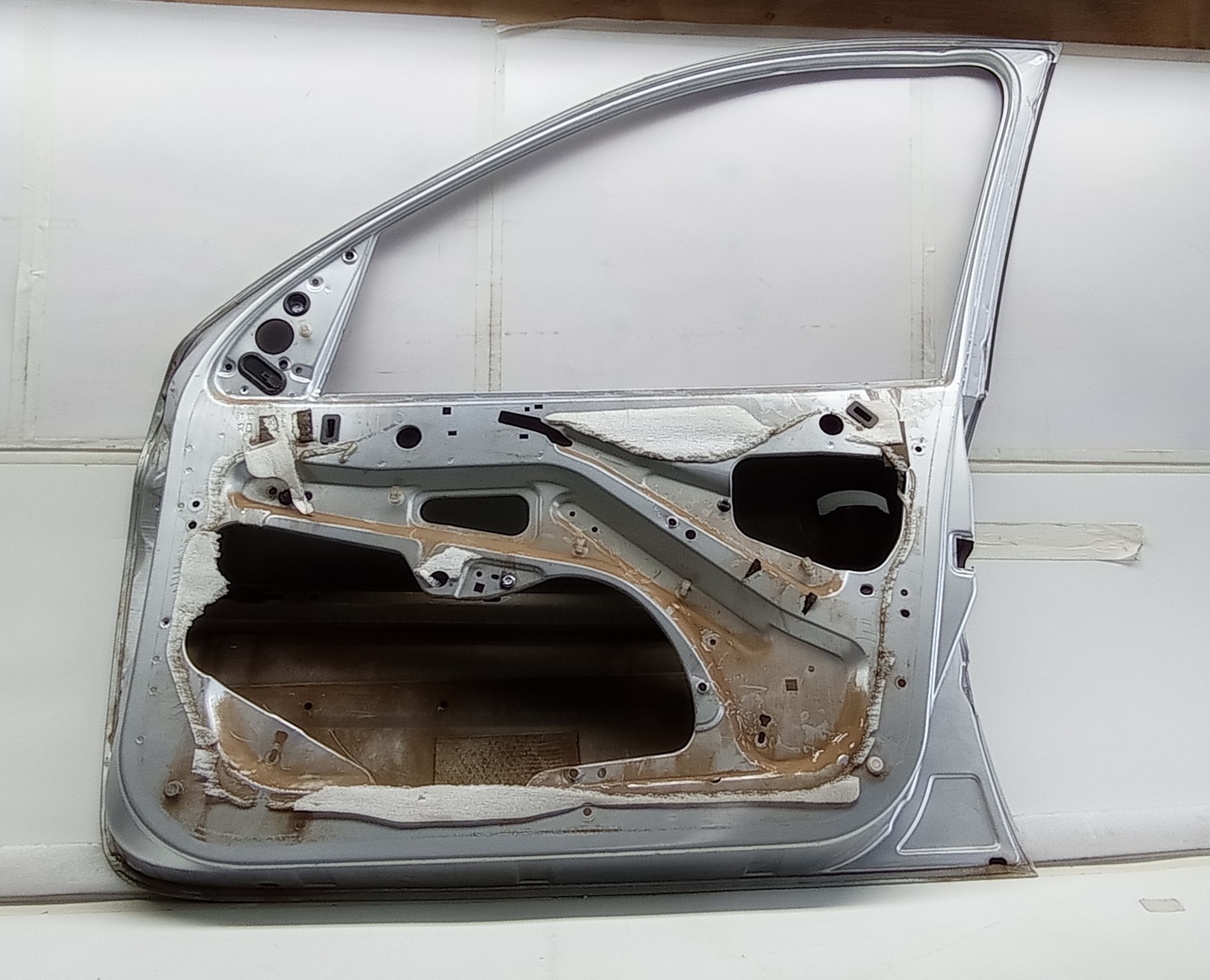 Porta Dianteira Direita Peugeot 207 2009 Para Recuperar Dianteira Direito Prateado 6