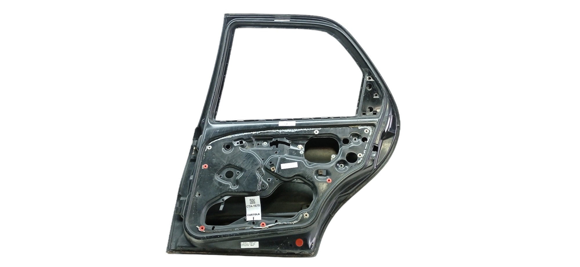 Porta Traseira Direita Fiat Palio 1997 – 1998 Para Recuperar Traseira Direito Preto 7