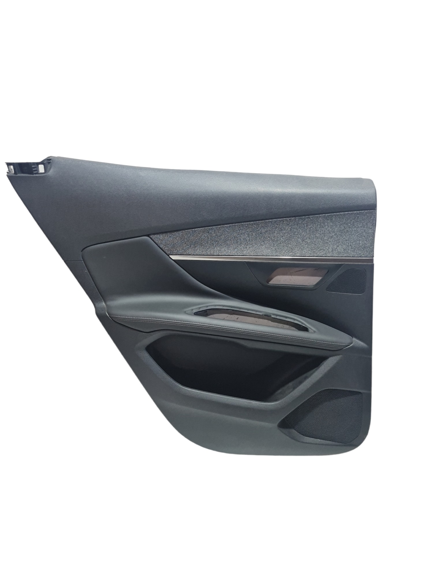 Forro Porta Traseiro Esquerdo Peugeot 3008 C/ Detalhe Leia Preto 8