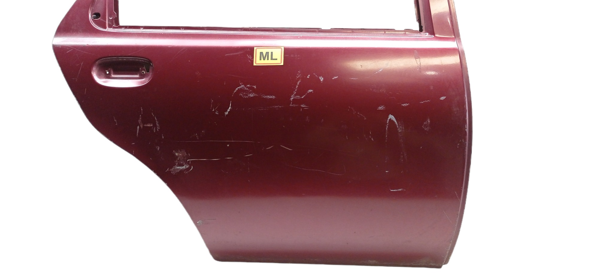 Porta Traseira Direita Ford Fiesta 1996 – 1997 P/ Recuperar Traseira Direito Vermelho 6