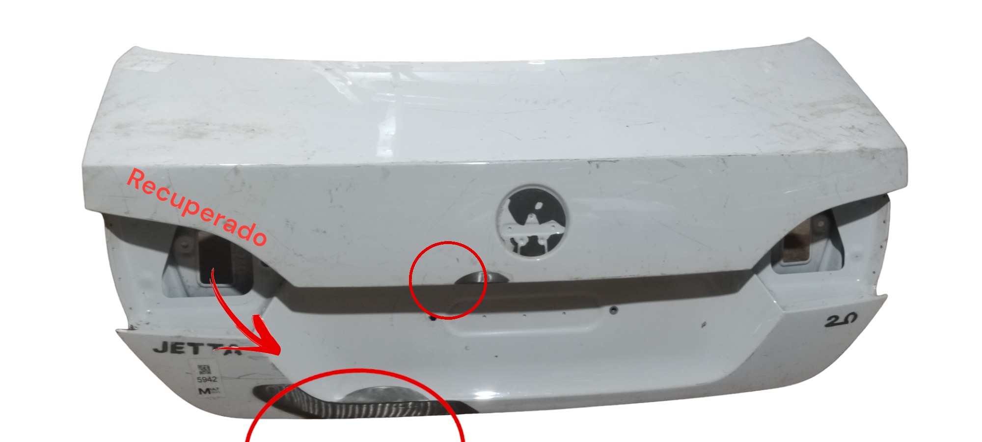 Tampa Traseira Volkswagen Jetta 2010 2011 2012 2013 2014