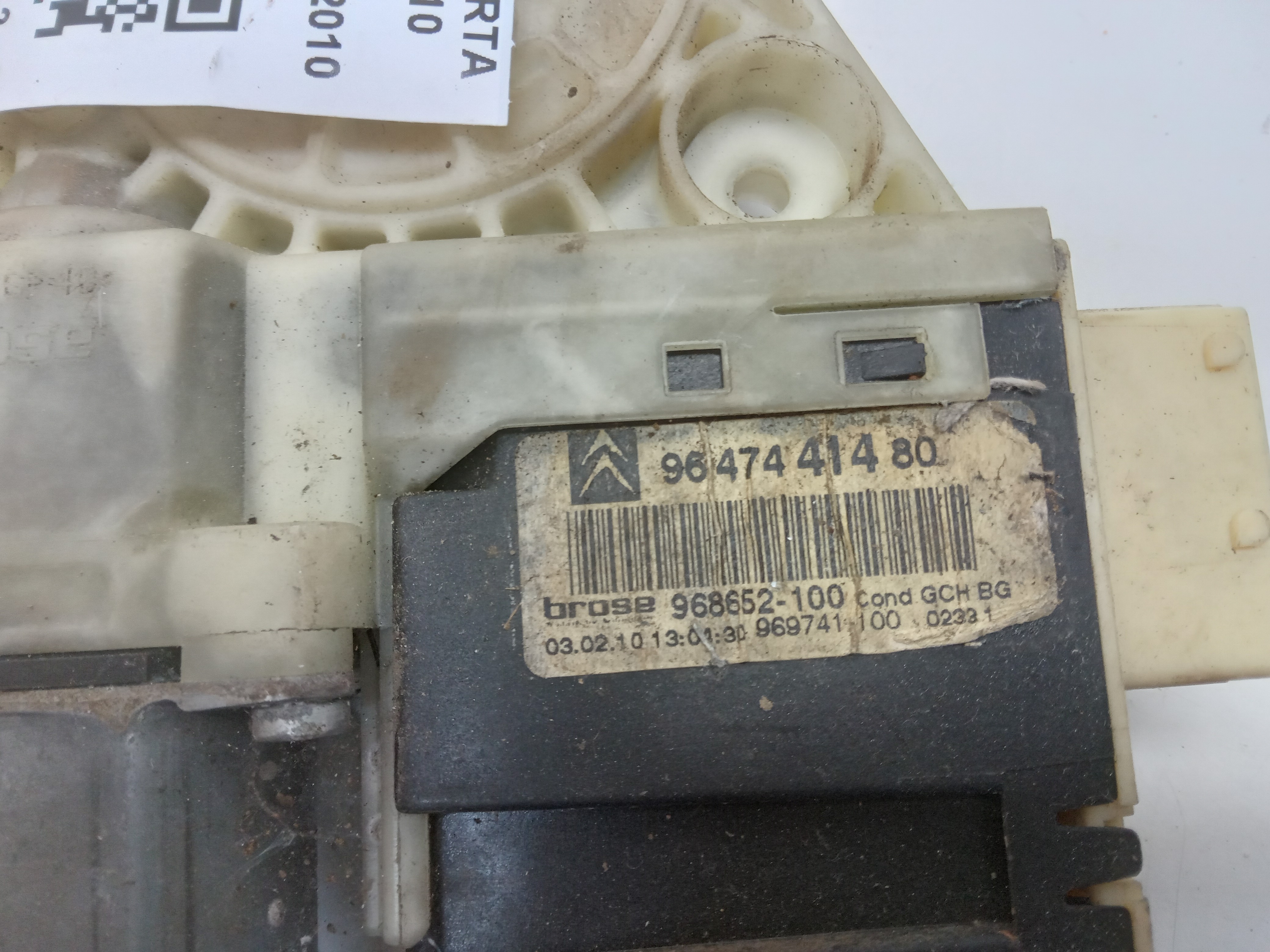 MOTOR MÁQUINA VIDRO DIANT LE Citroën C4 2010 4