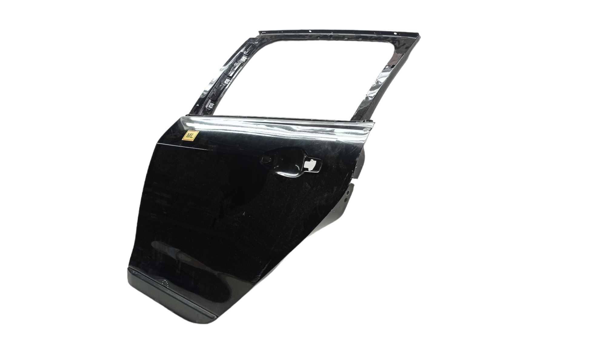 Porta Traseira Esquerda Peugeot 2008 Ano 2016 Para Recuperar Traseira Esquerda Preto 4