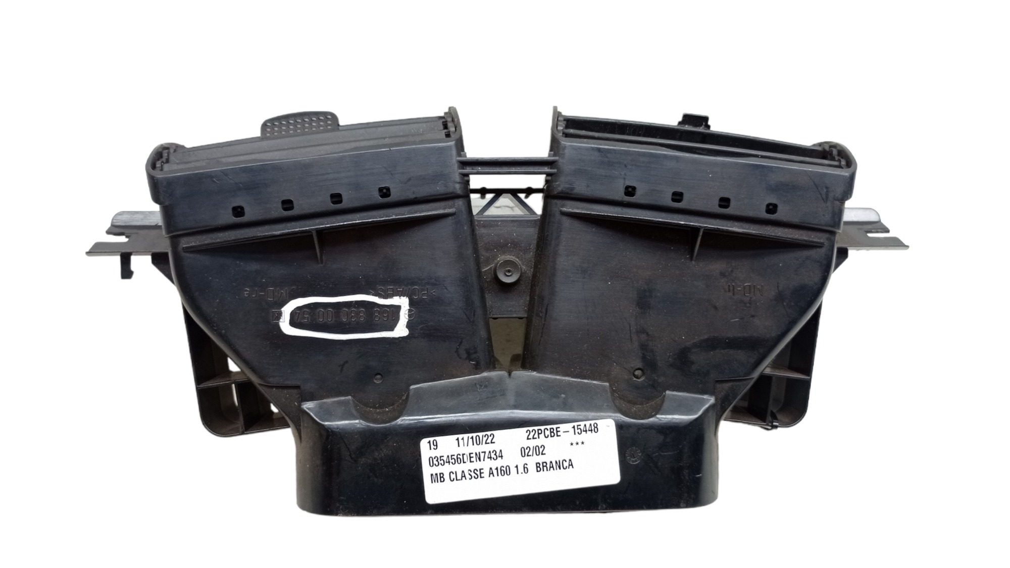 Difusor Central Mercedes-benz Classe A 2002 Original 4