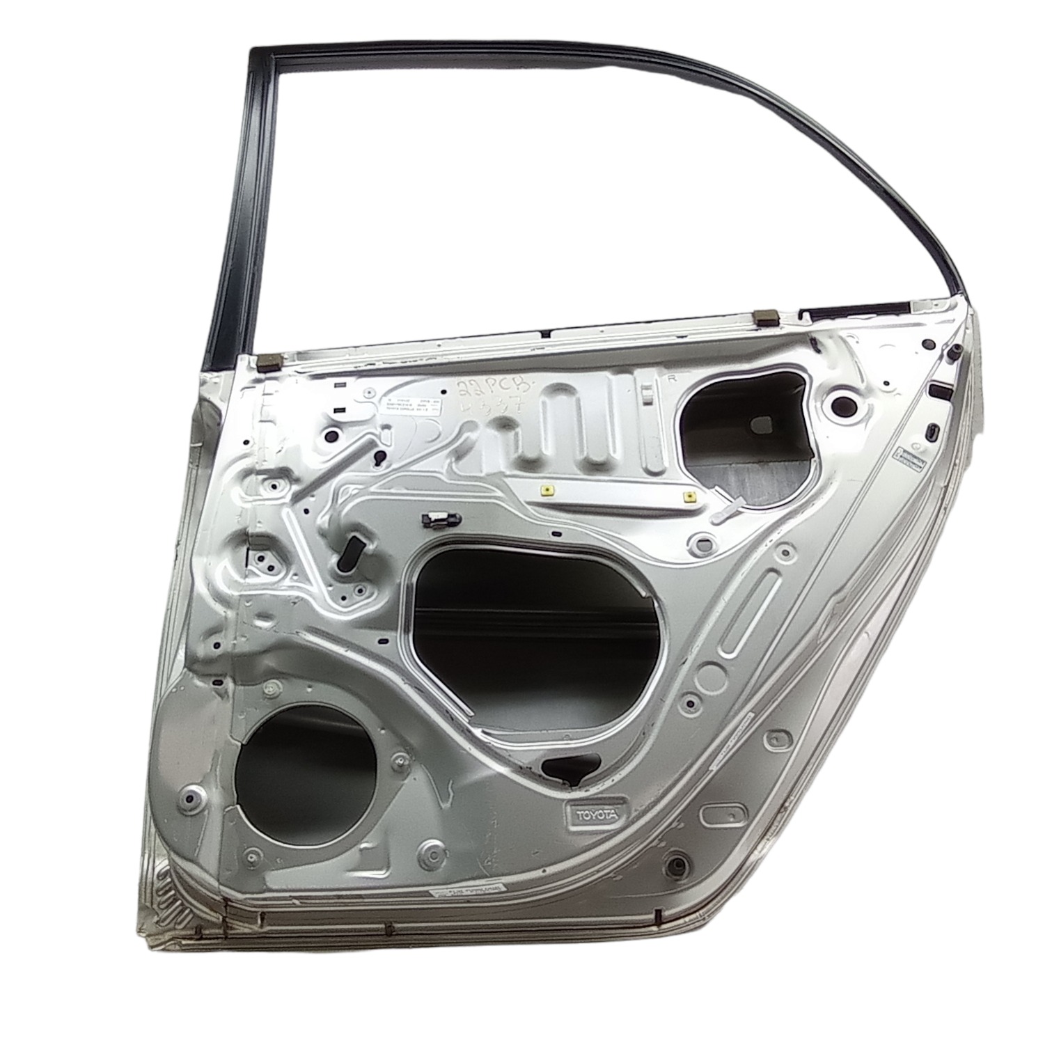 Porta Traseira Direita Toyota Corolla 2004 – Para Recuperar Traseira Direito Preto 4