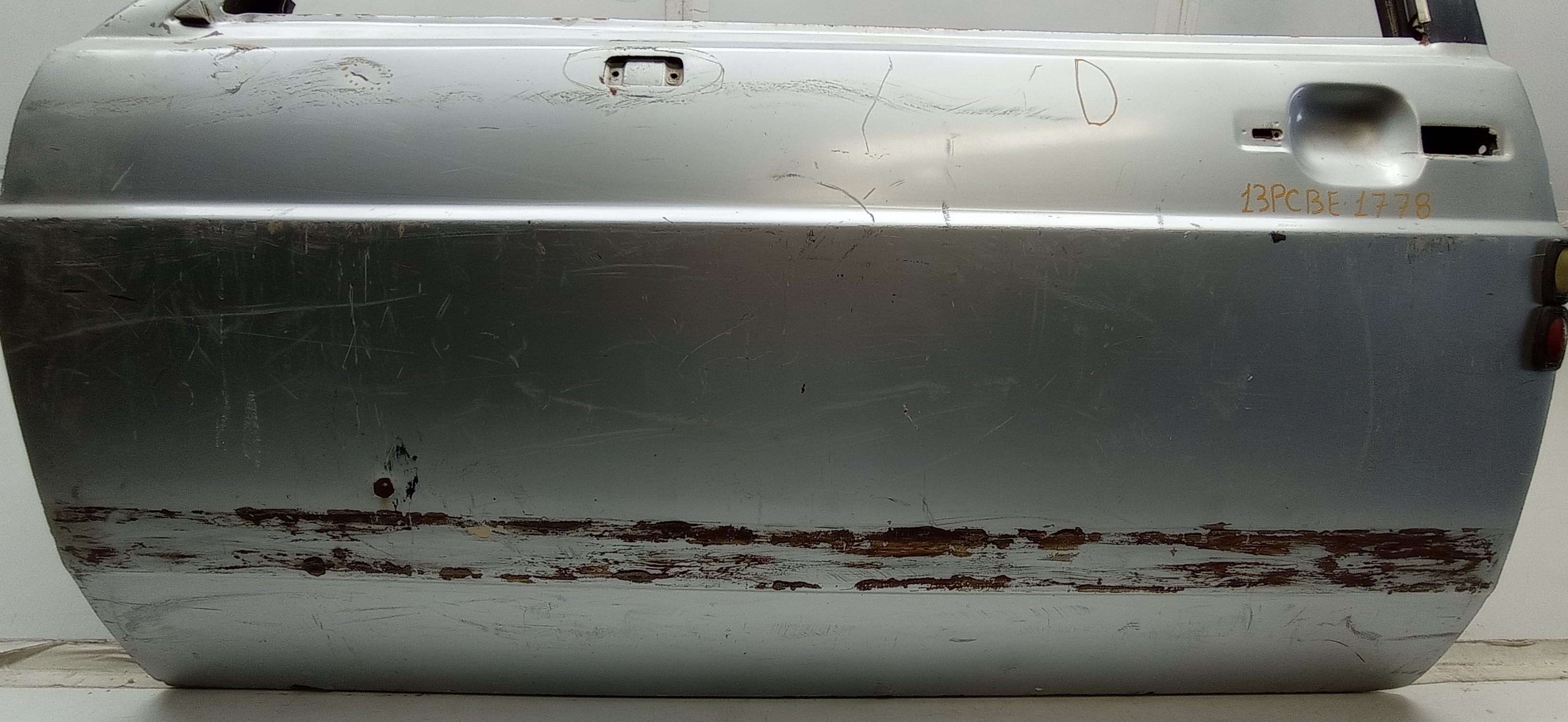 Porta Dianteira Esquerda Vw Gol G1 – 1983 Para Recuperar Dianteira Esquerda Prateado 5
