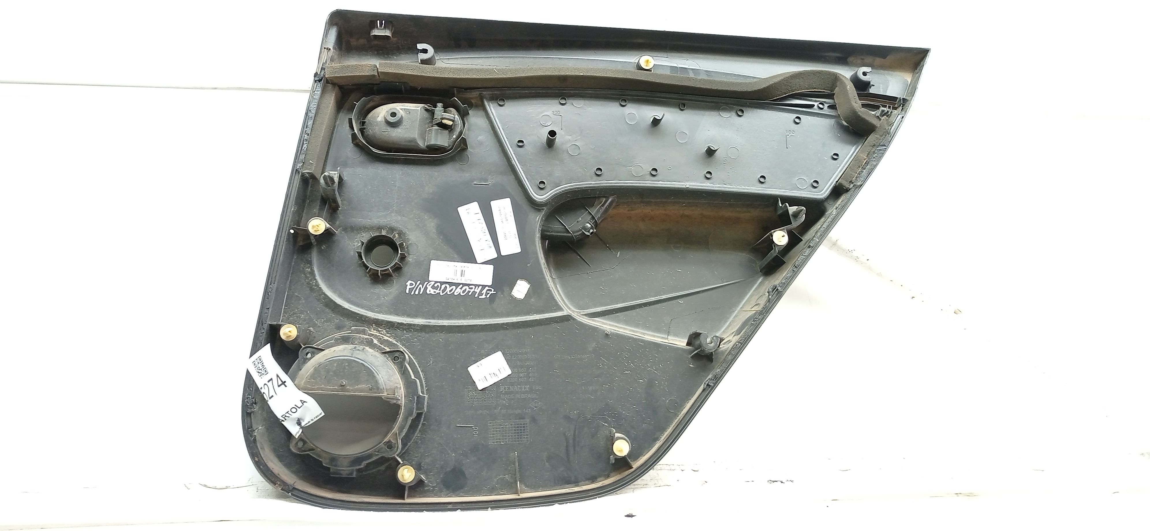 FORRO PORTA TRASEIRA LE RENAULT SANDERO 2014 2