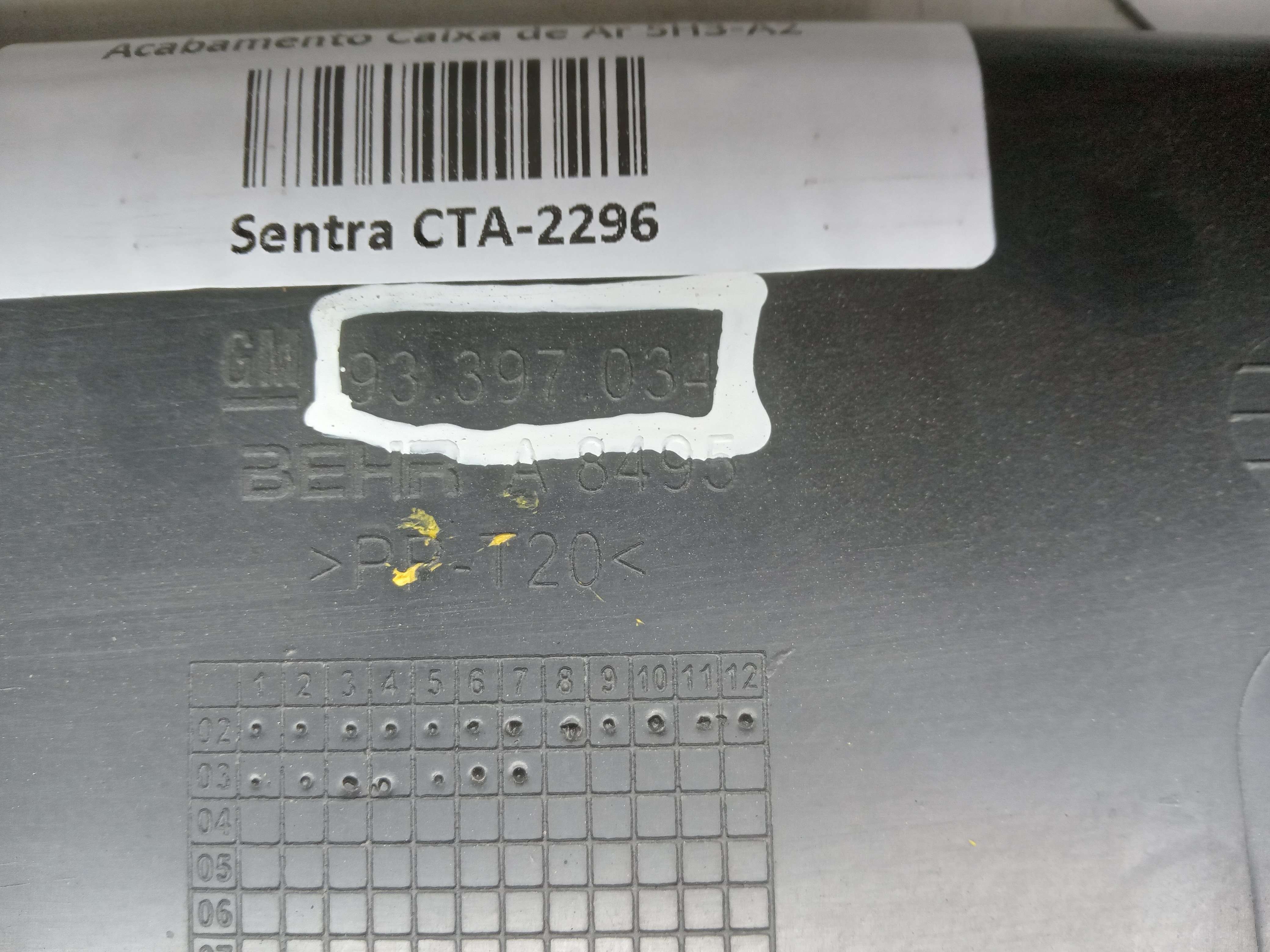 Moldura Caixa Evaporadora Ar Gm Meriva 2011 5