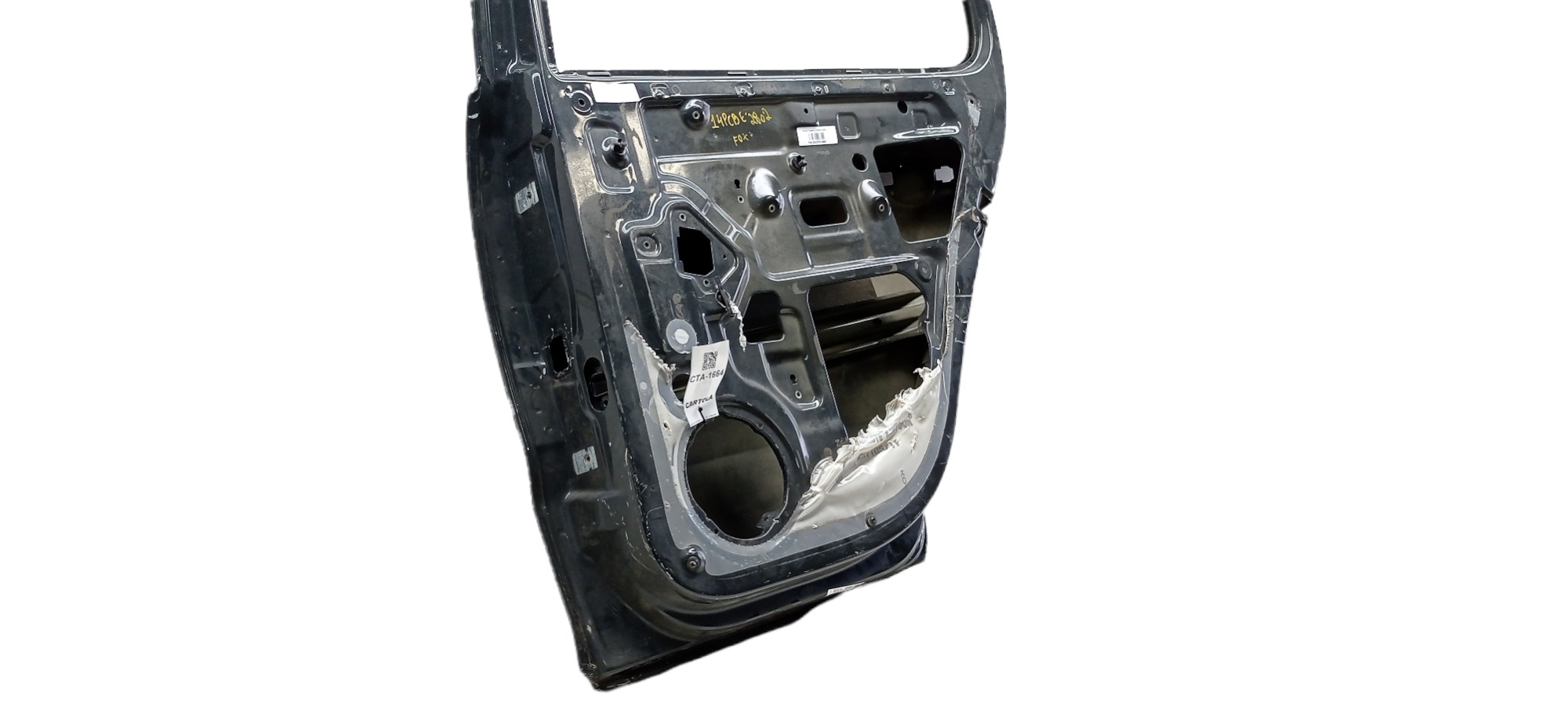 Porta Traseira Direita Volkswagen Fox 2006 Para Recuperar Traseira Direito Cinza 2
