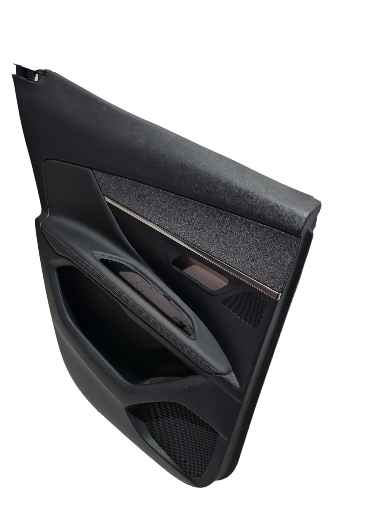 Forro Porta Traseiro Esquerdo Peugeot 3008 C/ Detalhe Leia Preto 10