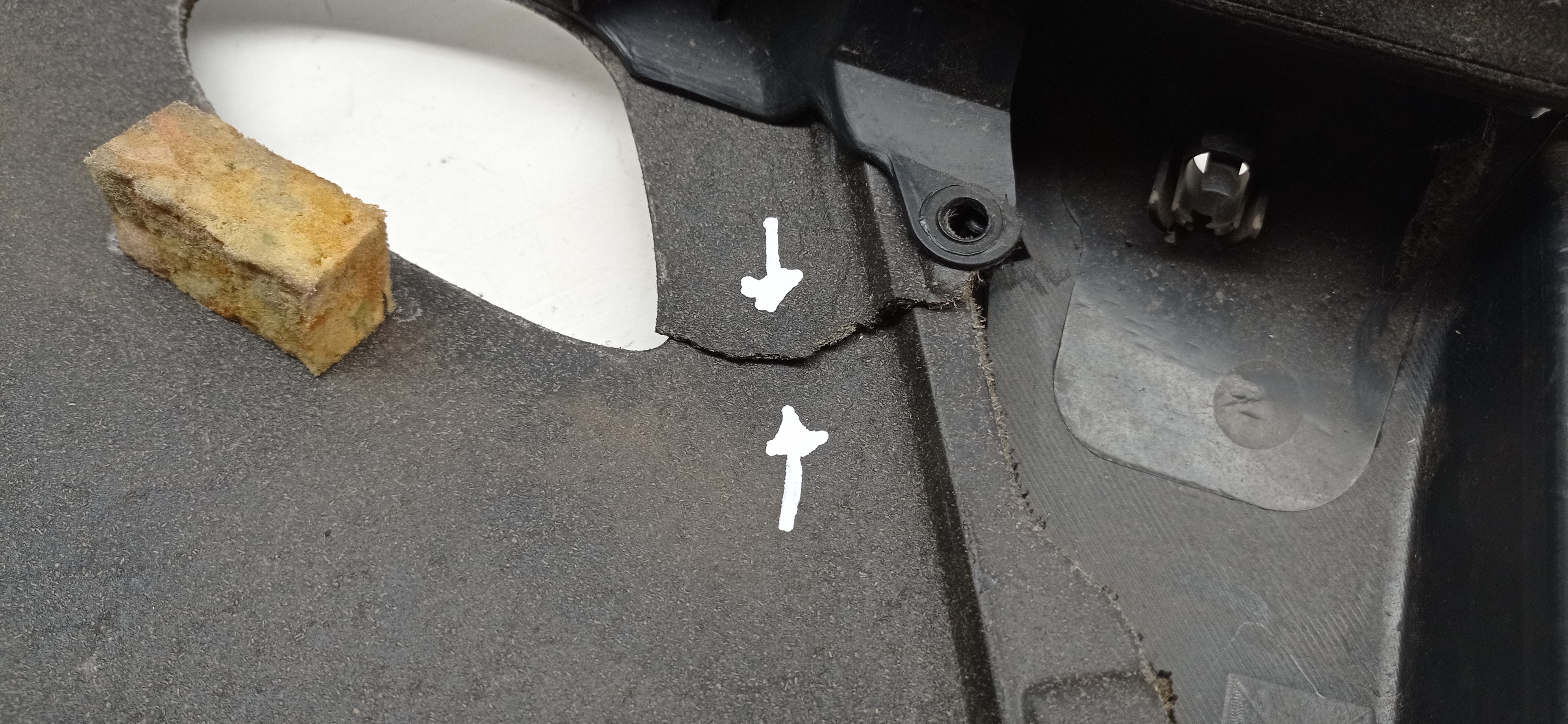 FORRO PORTA TRASEIRO LD HONDA FIT 2008 4