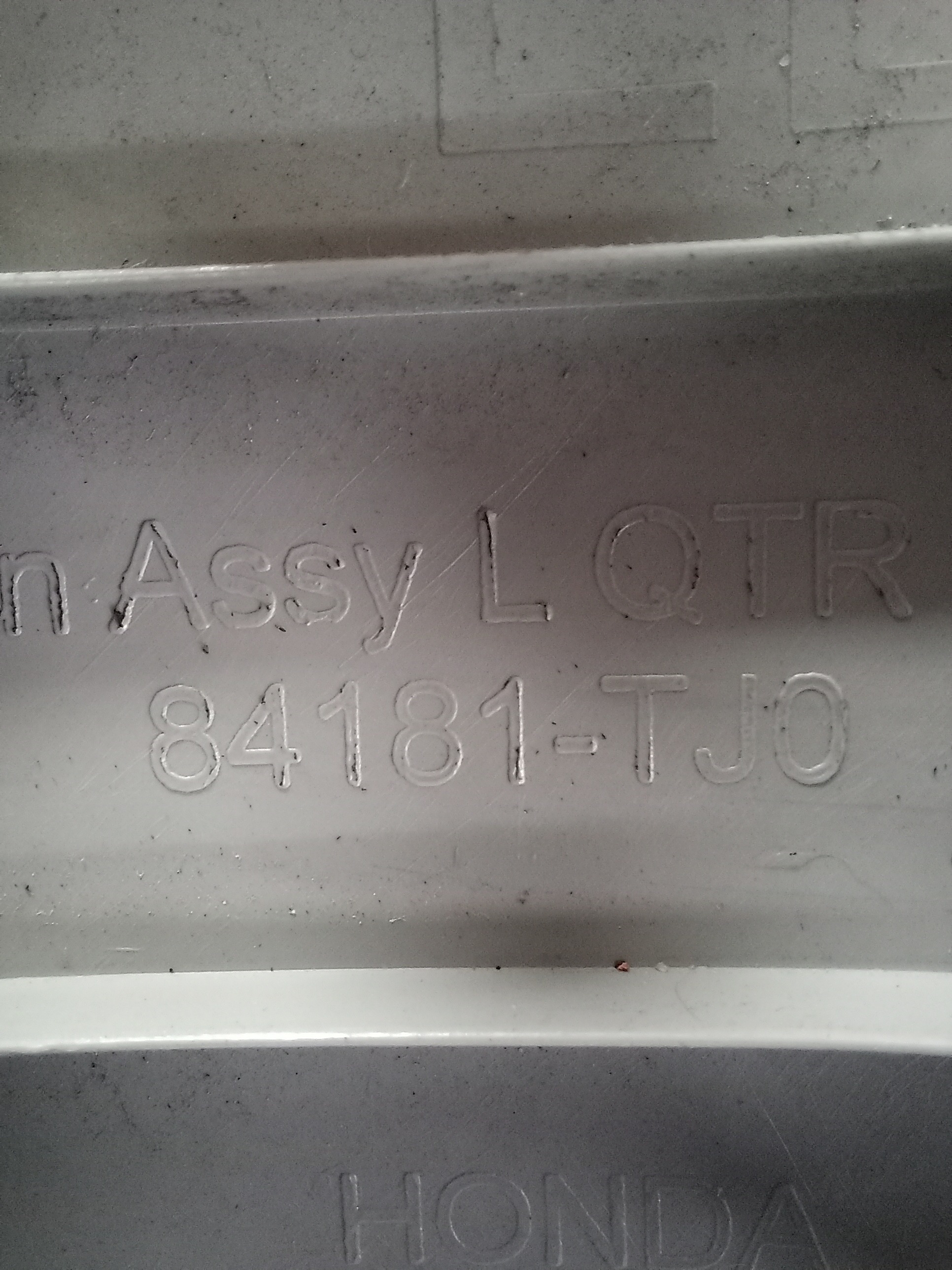 Acabam. Coluna Traseira Esquerda Honda Fit Exl 2009 84181tj0 6