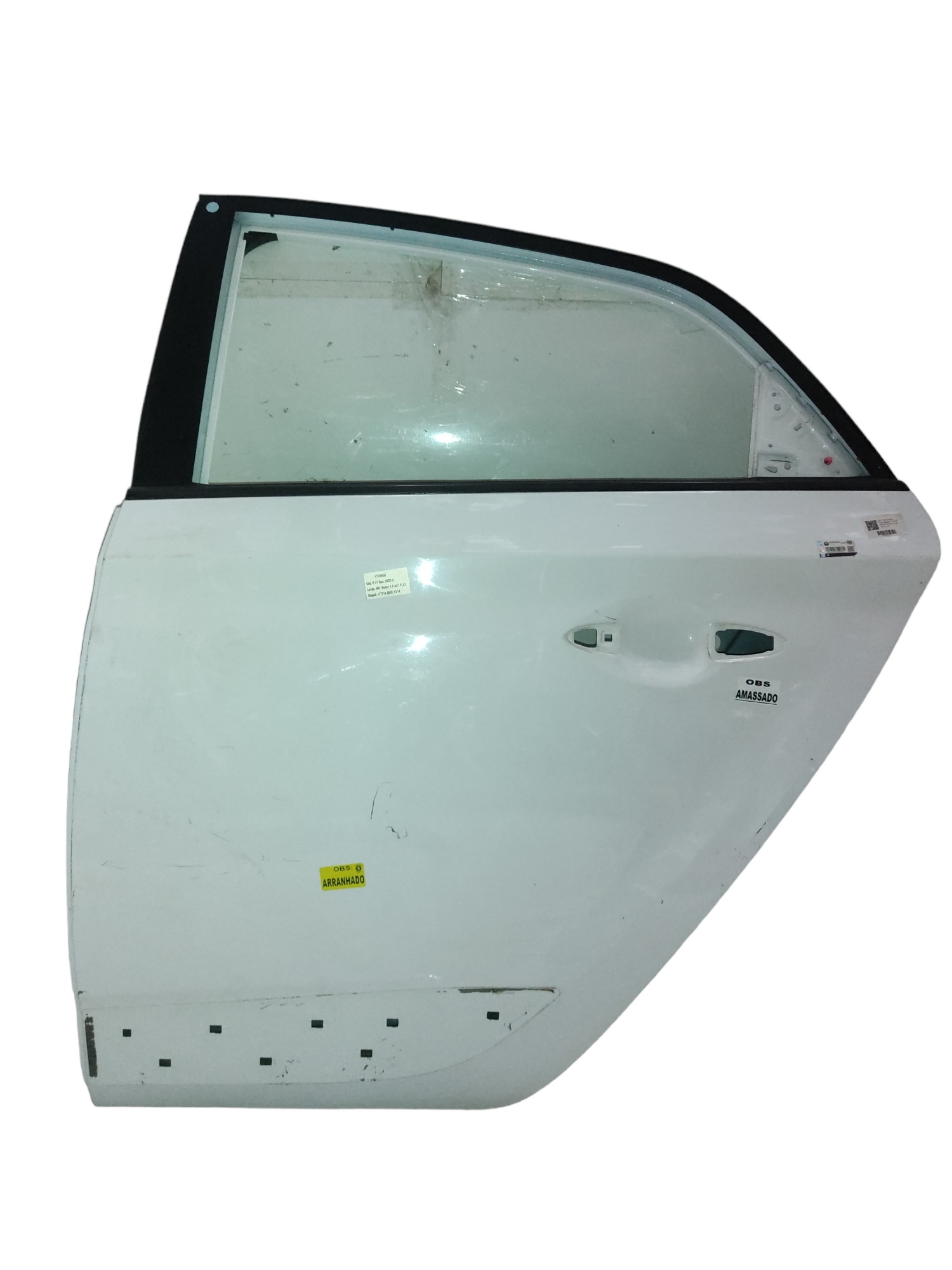 Porta Traseira Esquerda Hyundai  Hb20x 2013 A 2019 Branco Traseira Esquerdo Branco