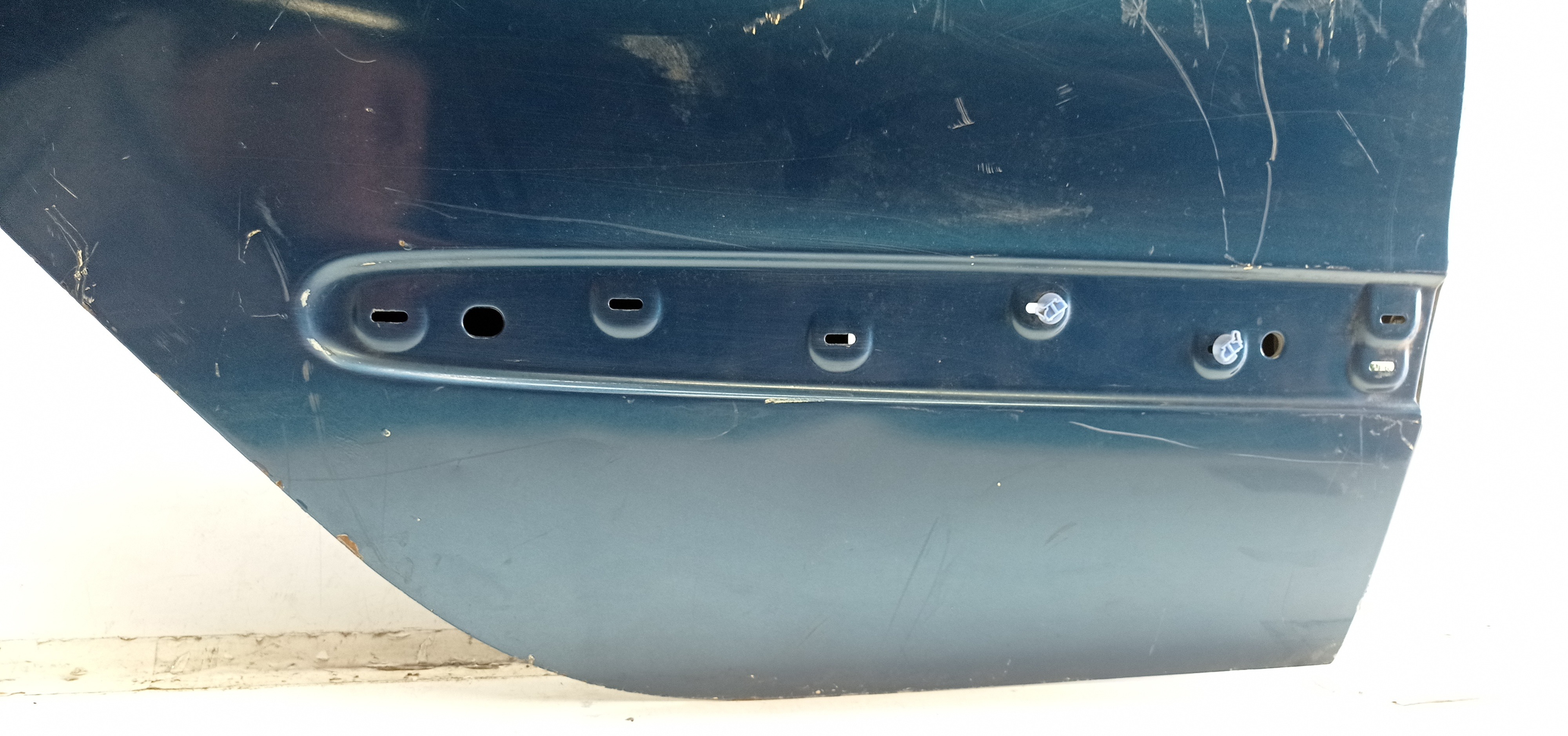 Porta Traseira Direita Renault Scenic 1999 Para Recuperar Traseira Direita Azul 7