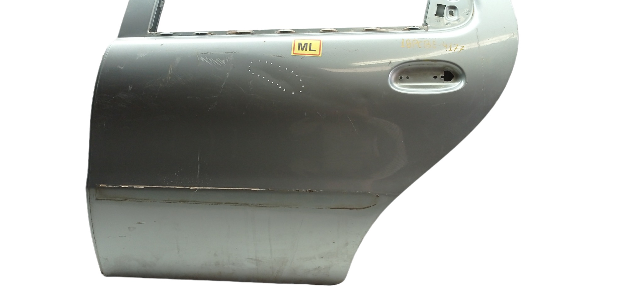 Porta Traseira Esquerda Fiat Palio 1997 1998 Para Recuperar Traseira Esquerda Cinza 7