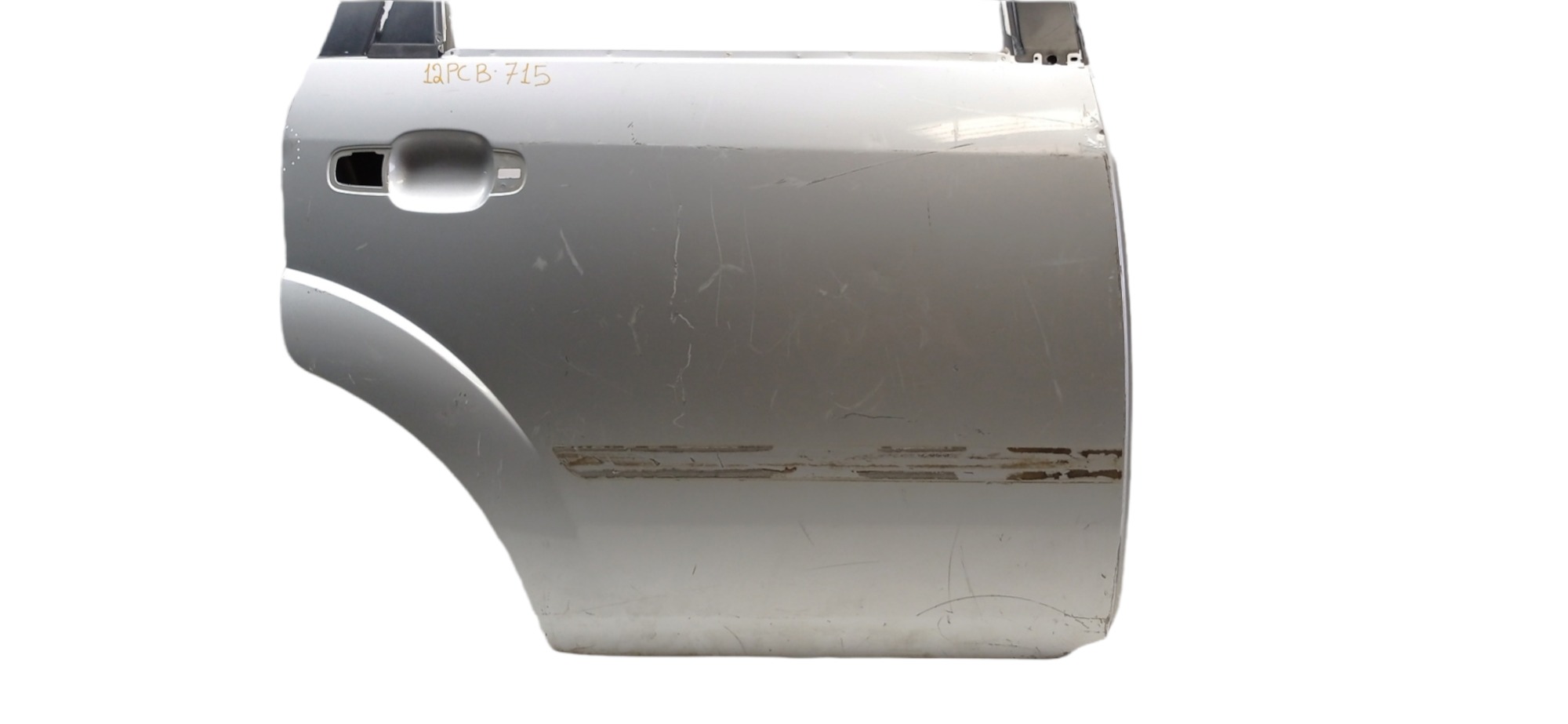 Porta Traseira Direita Ford Fiesta 2004 Para Recuperar Traseira Direito Prateado 7