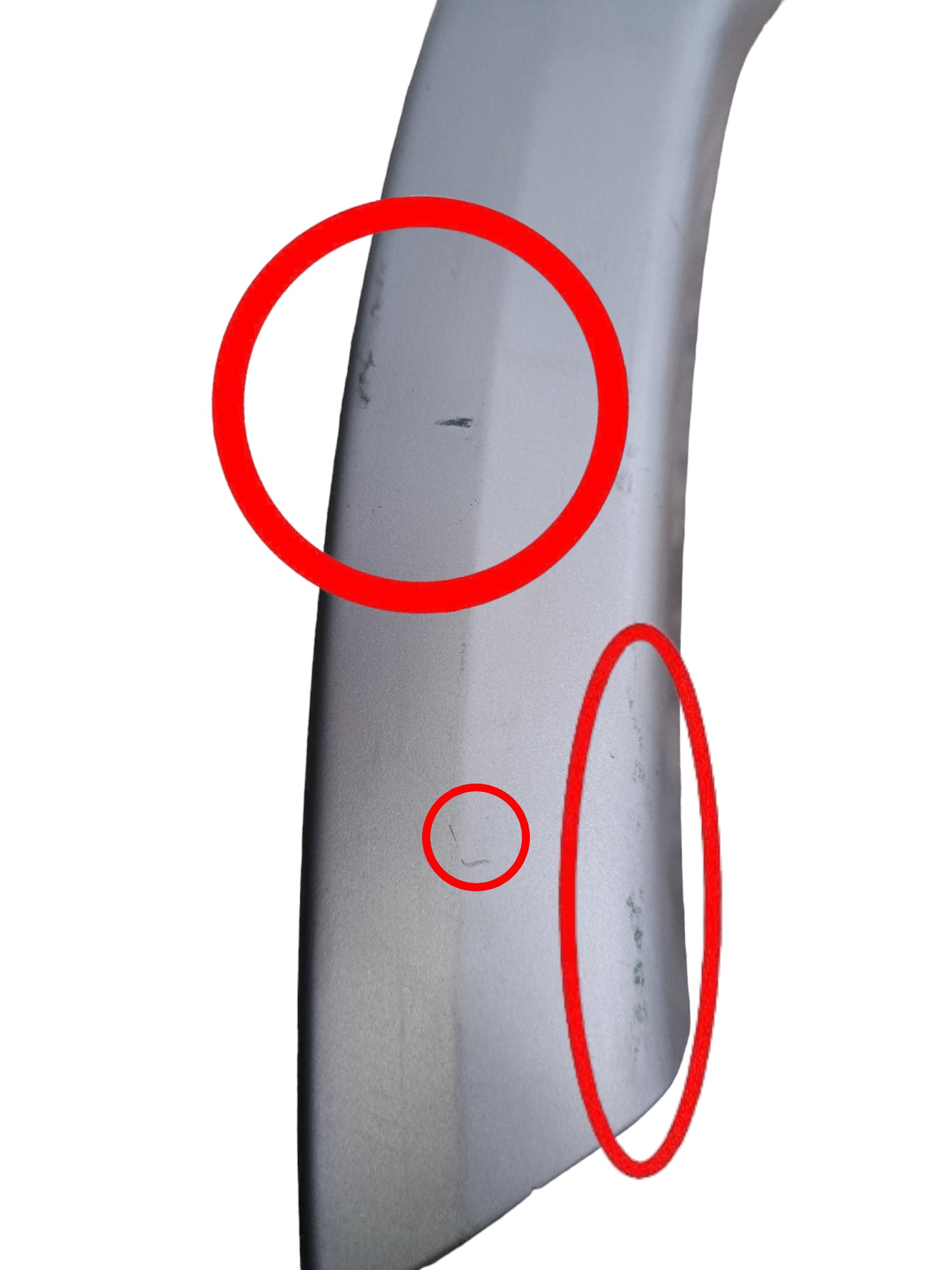 Moldura Puxador Porta Dian Esq Peugeot 208 2014 C/detalhes  Cinza 1