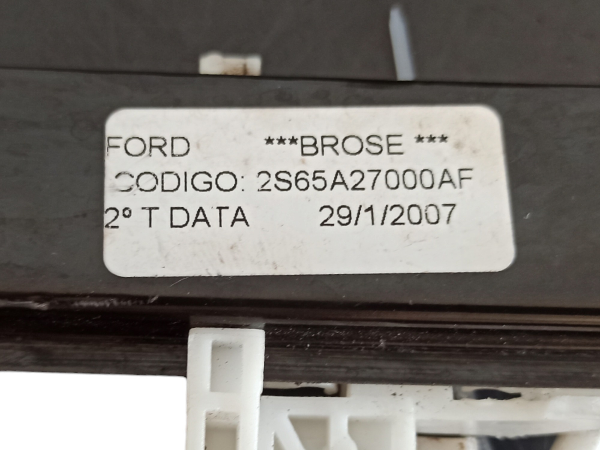 Maquina Vidro Traseiro Direito Ford Fiesta 2007 2008 V96