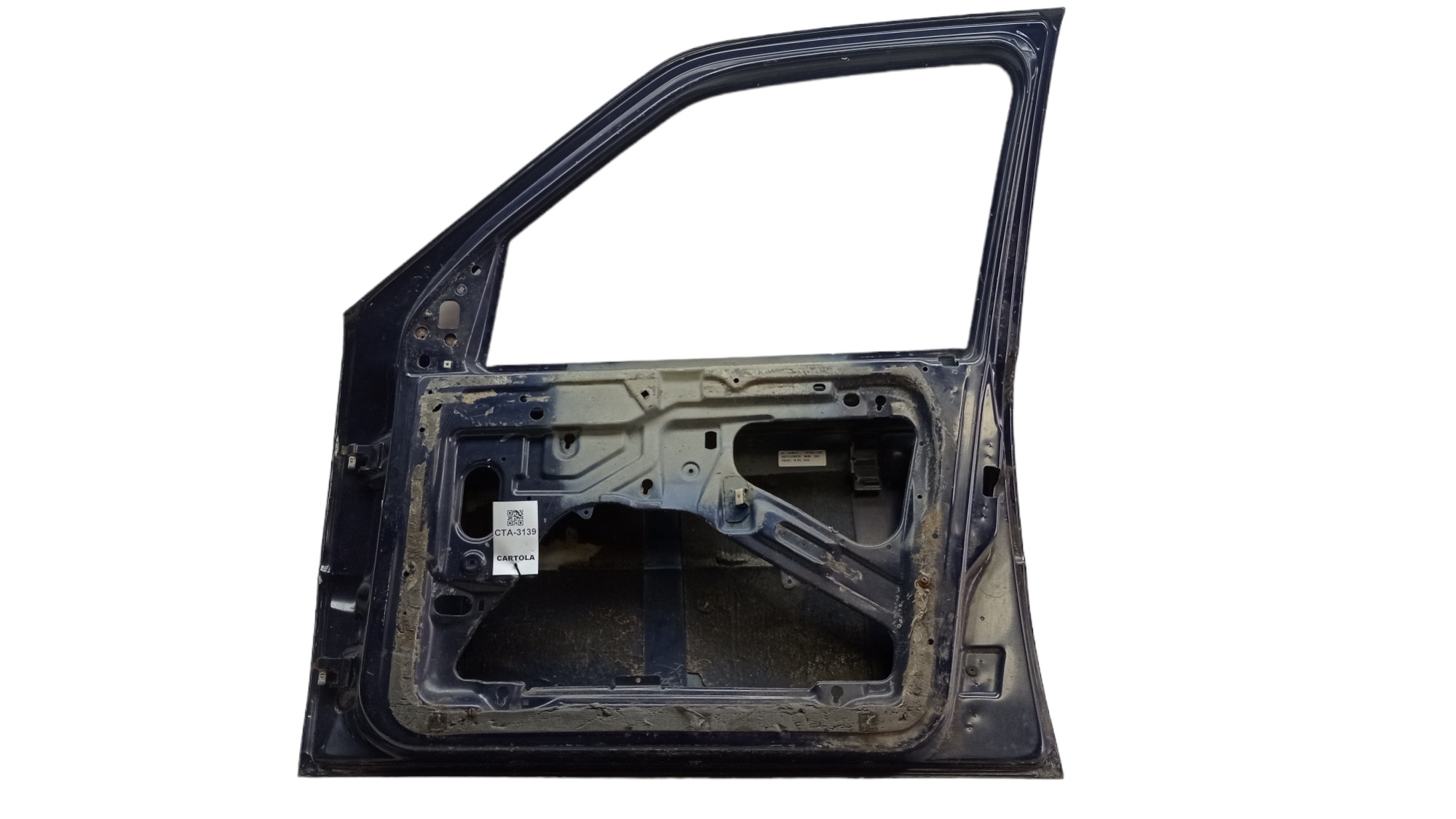 Porta Dianteira Direita Vw Gol G2 Ano 1998 Para Recuperar Dianteira Direita Azul 2