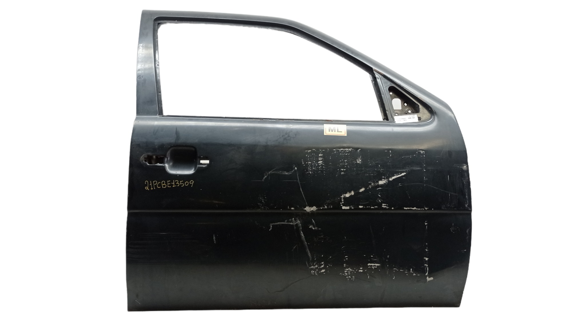 Porta Dianteira Direita Gol G3 Ano 2004 Para Recuperar Dianteira Direita Cinza 4