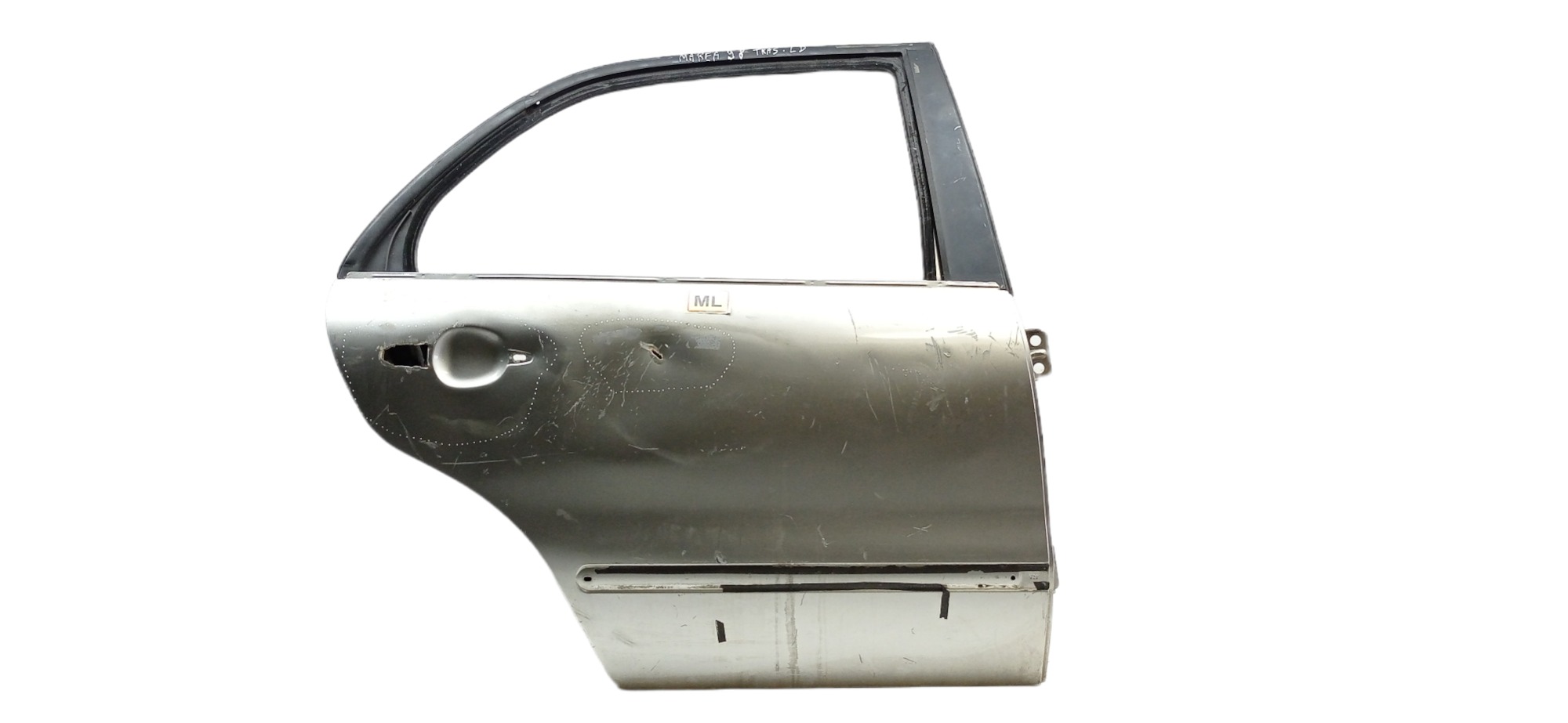 Porta Traseira Direita Fiat Marea 1999 Para Recuperar Traseira Direita Dourado 9