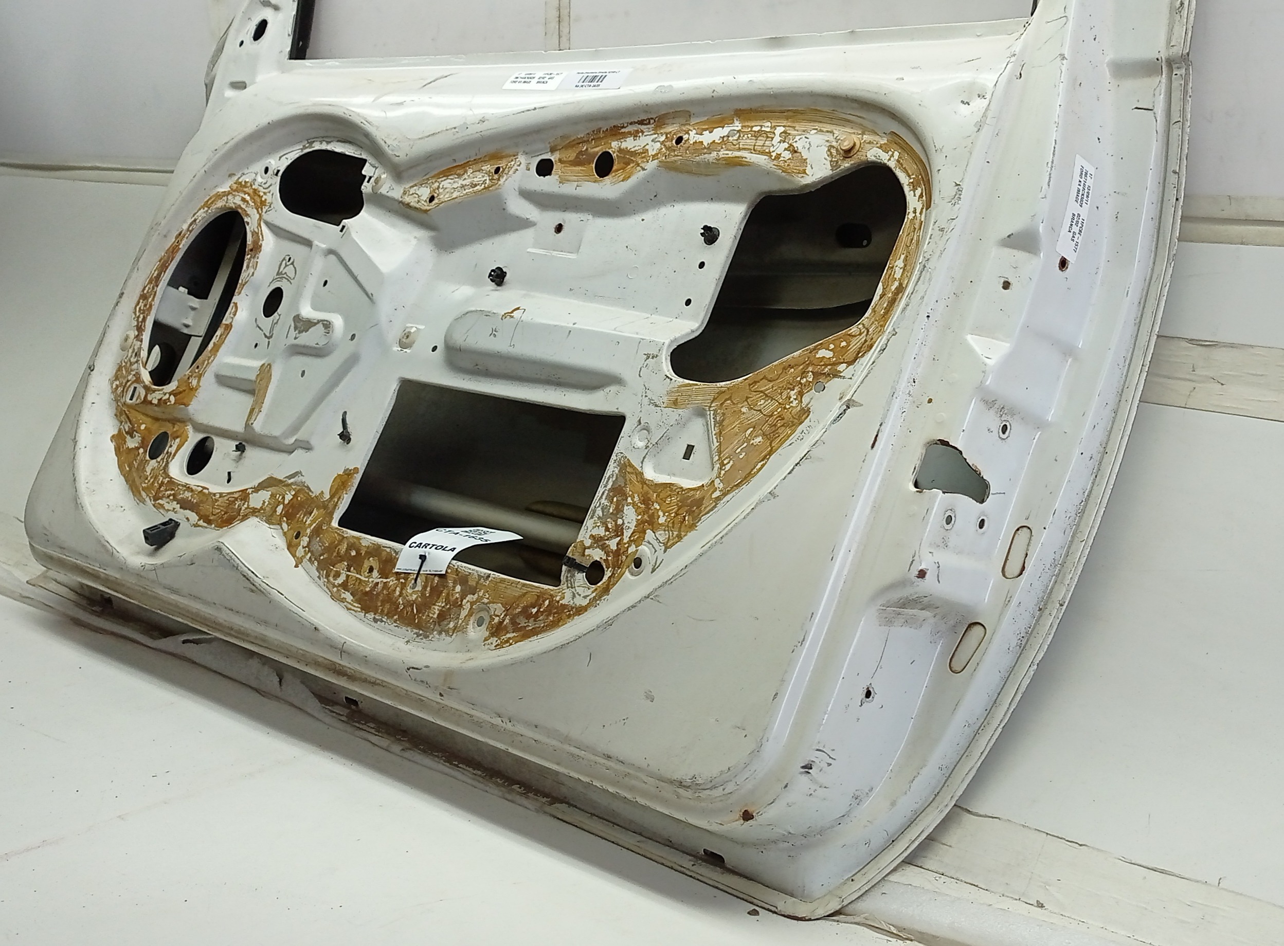 Porta Direita Ford Ka 2002 Para Recuperar Dianteira Direita Branco 3