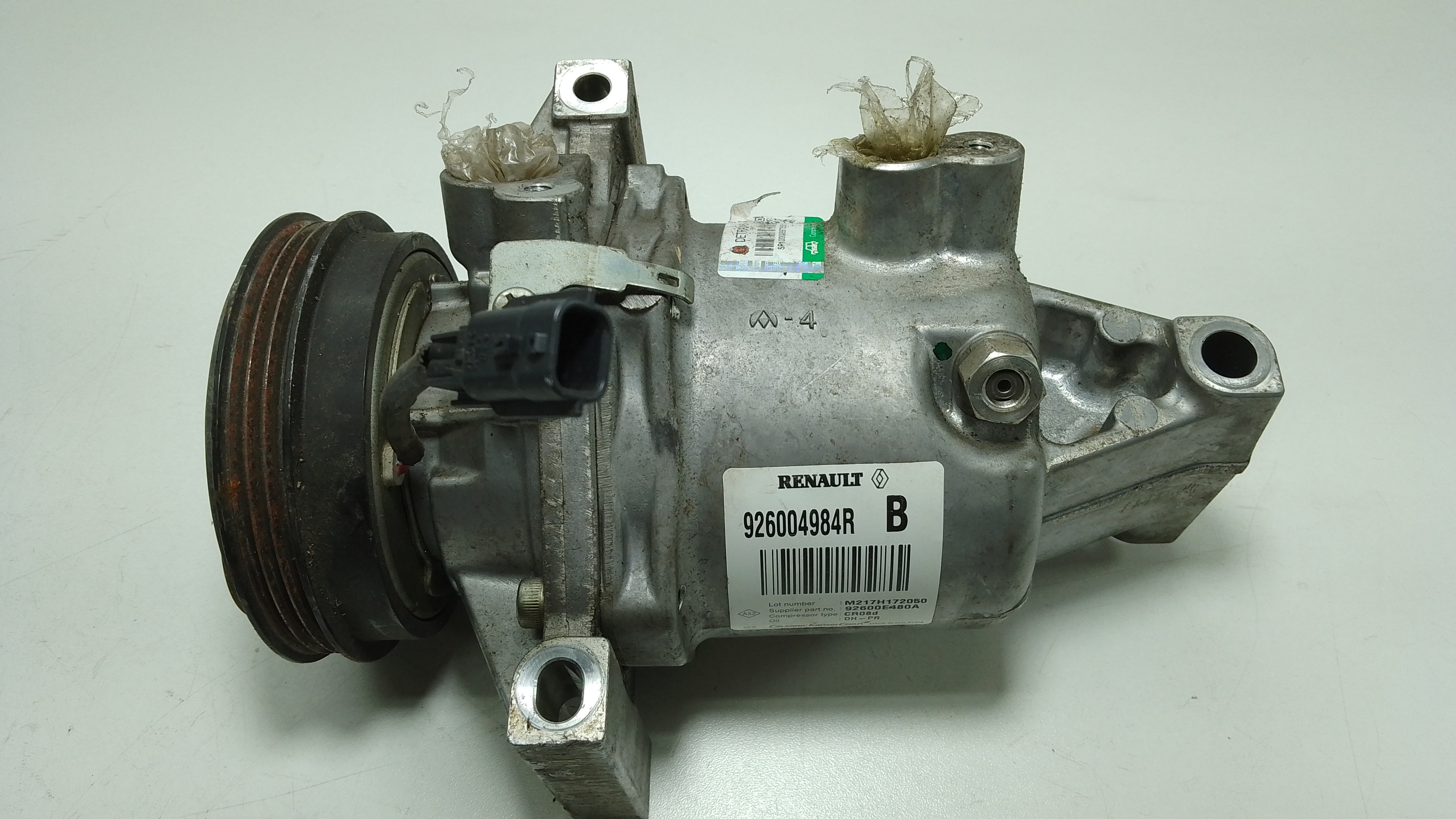 Compressor de ar condicionado Logan Sandero 1.0 3 cilindros 2017 2018 2019