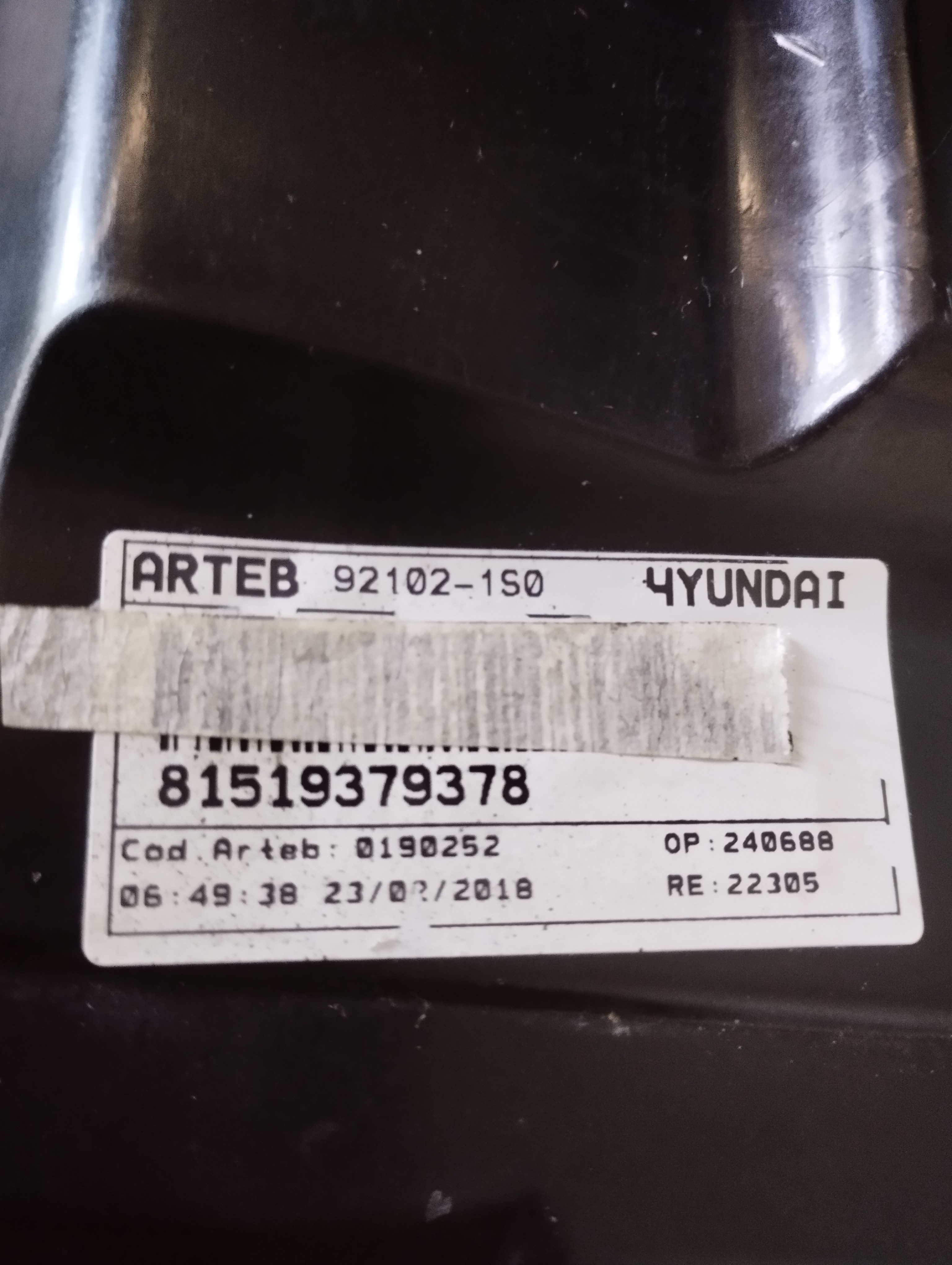 Farol Direito Hyundai Hb20 1.0 3cc Hatch 2016 2017 2019 Direito 3
