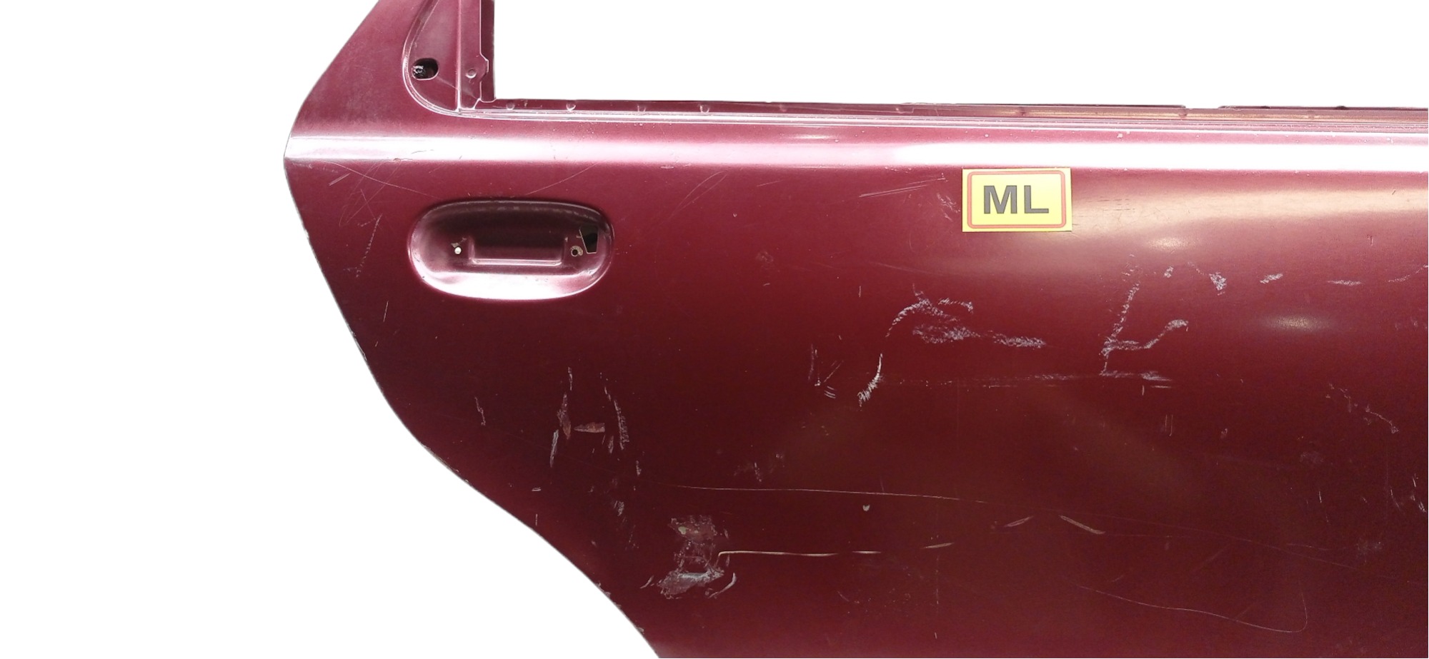 Porta Traseira Direita Ford Fiesta 1996 – 1997 P/ Recuperar Traseira Direito Vermelho 5