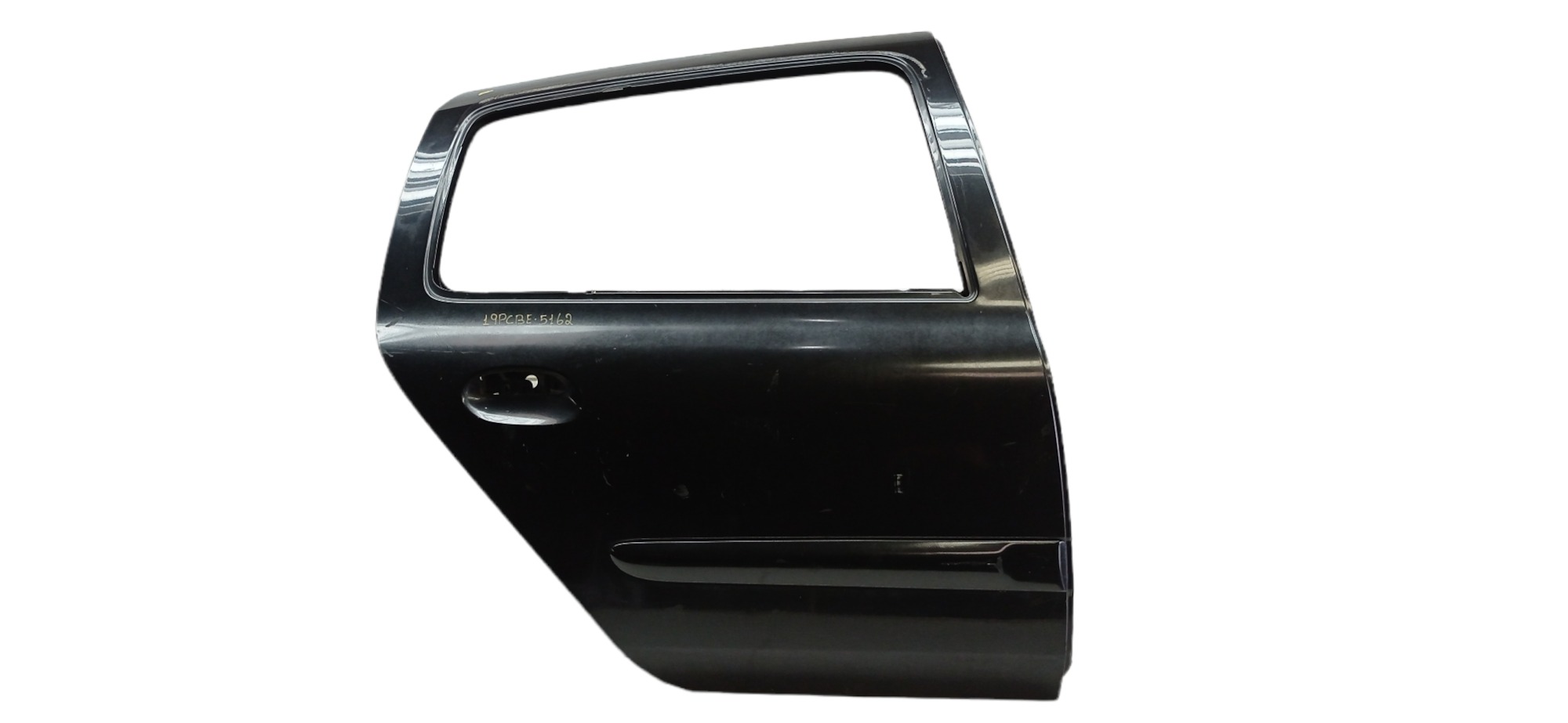 Porta Traseira Direita Renault Clio 2002-2003 P/ Recuperar Traseira Direita Preto 6