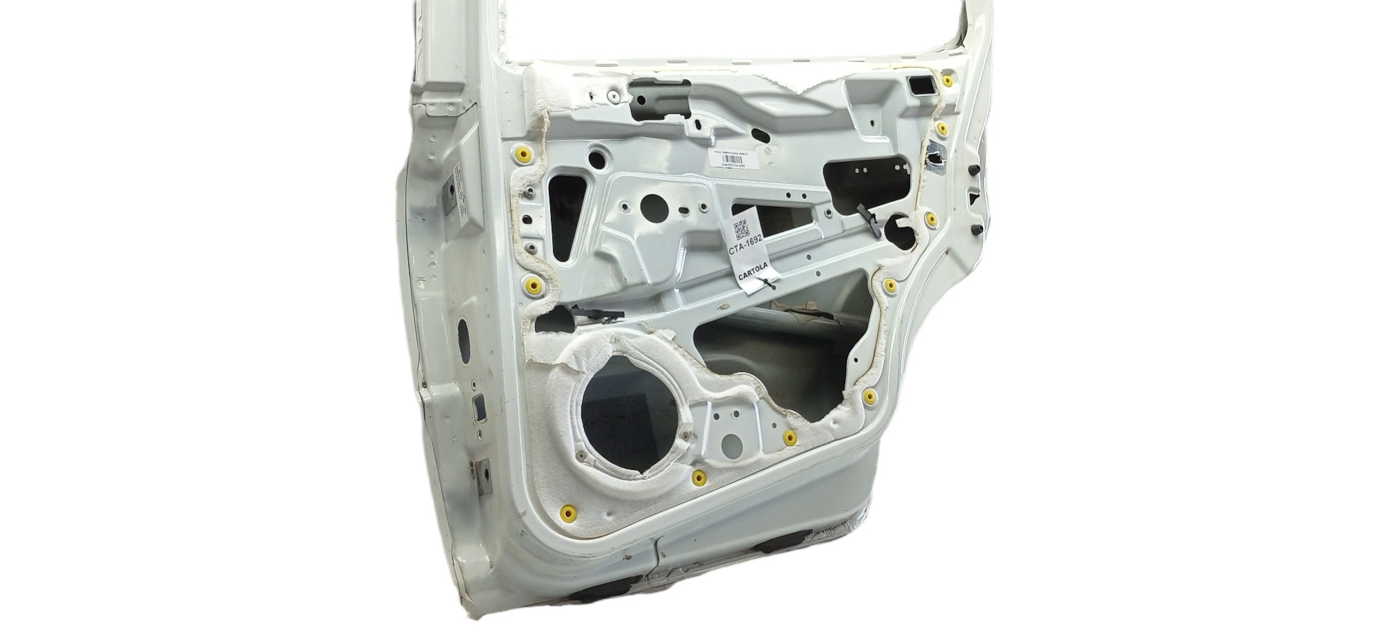 Porta Traseira Direita Fiat Uno 2015 Para Recuperar Traseira Direito Branco 4