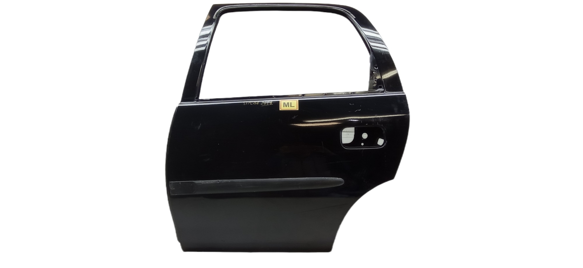 Porta Traseira Esquerda Gm Corsa Classic 2008 Para Recuperar Traseira Esquerda Preto 5