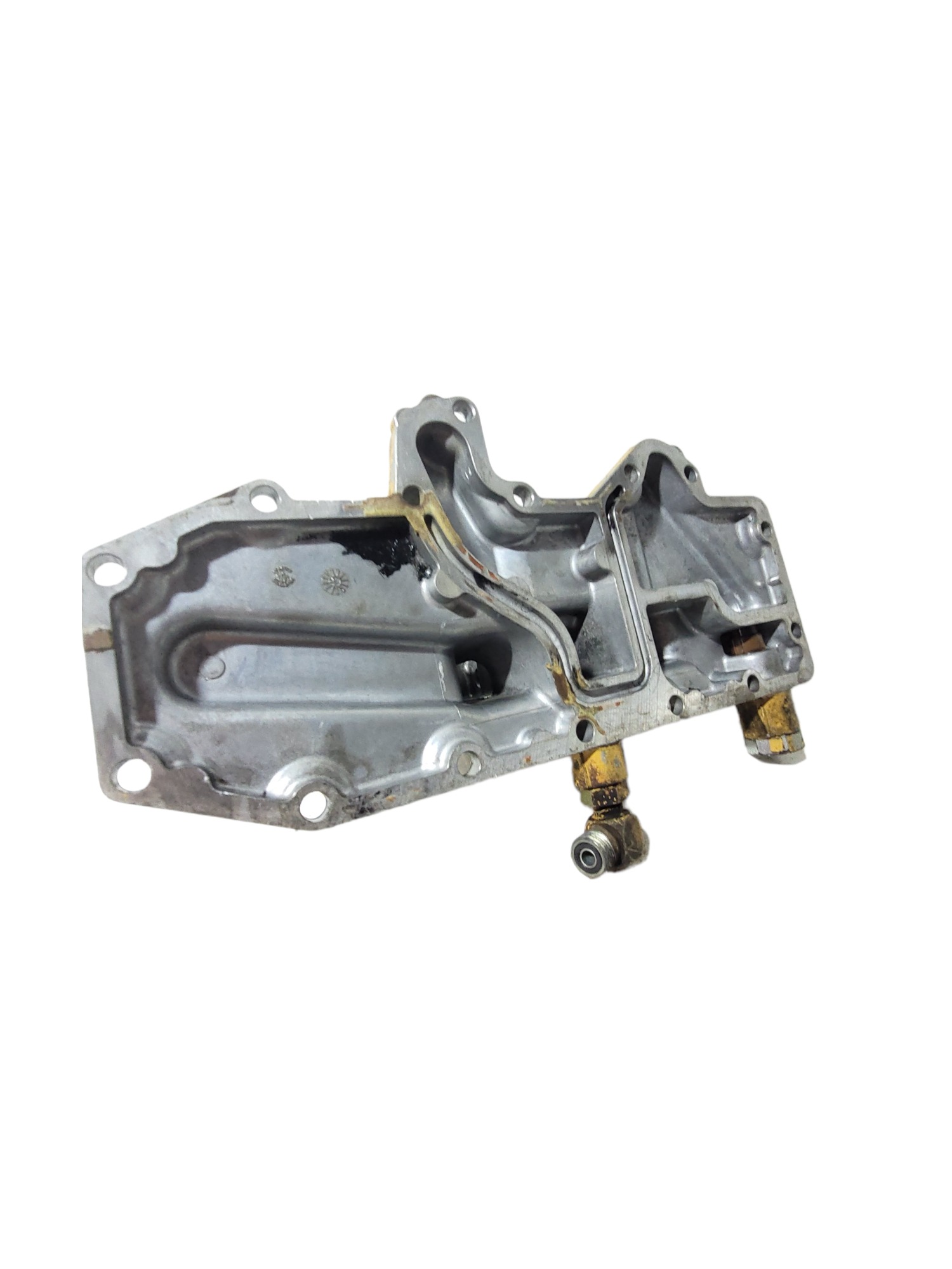 Carcaça Filtro Óleo Resfriador Motor 4p3182 4