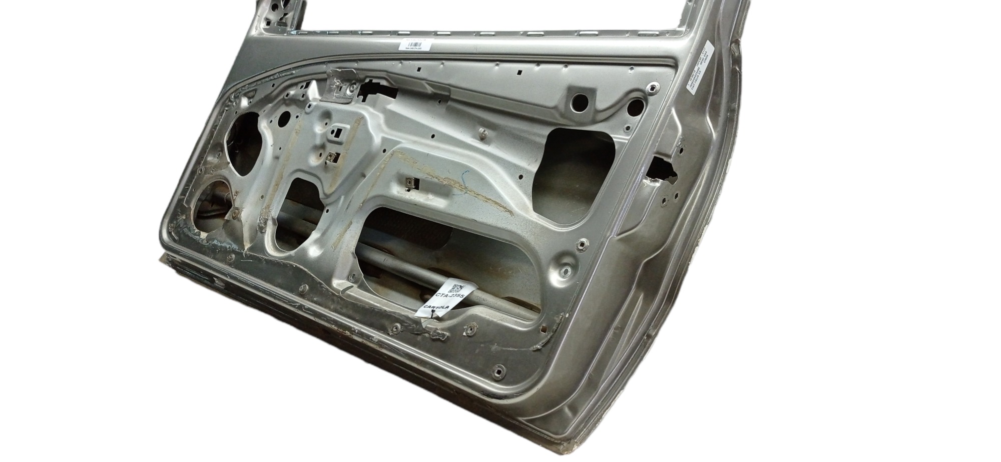 Porta Dianteira Direita Fiat Palio 2002 Para Recuperar Dianteira Direita Cinza 6