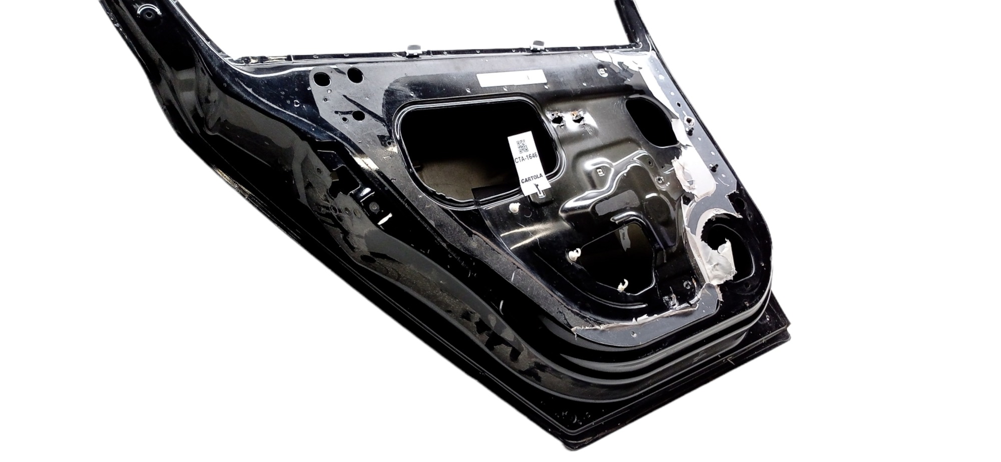 Porta Traseira Esquerda Gm Vectra 2009 2010 P/ Recuperar Traseira Esquerda Preto 5