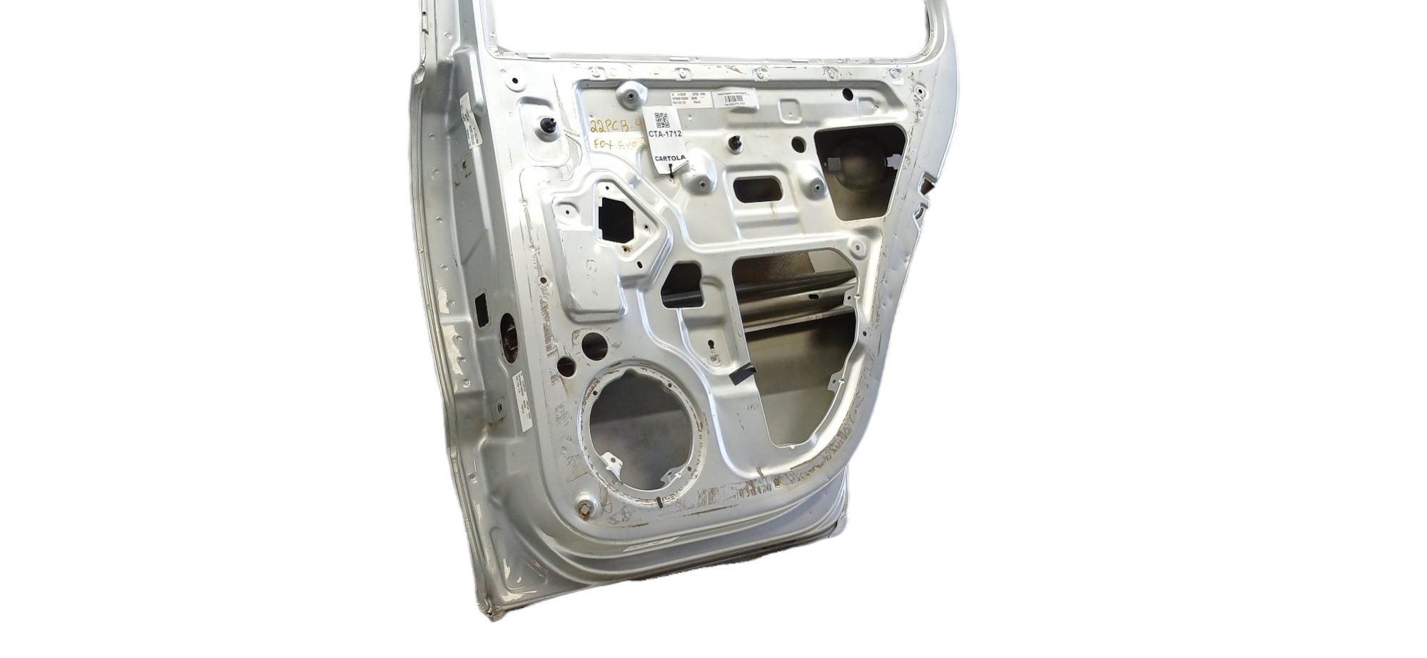 Porta Traseira Direita Volkswagen Fox 2006 – Para Recuperar Traseira Direito Prateado 2