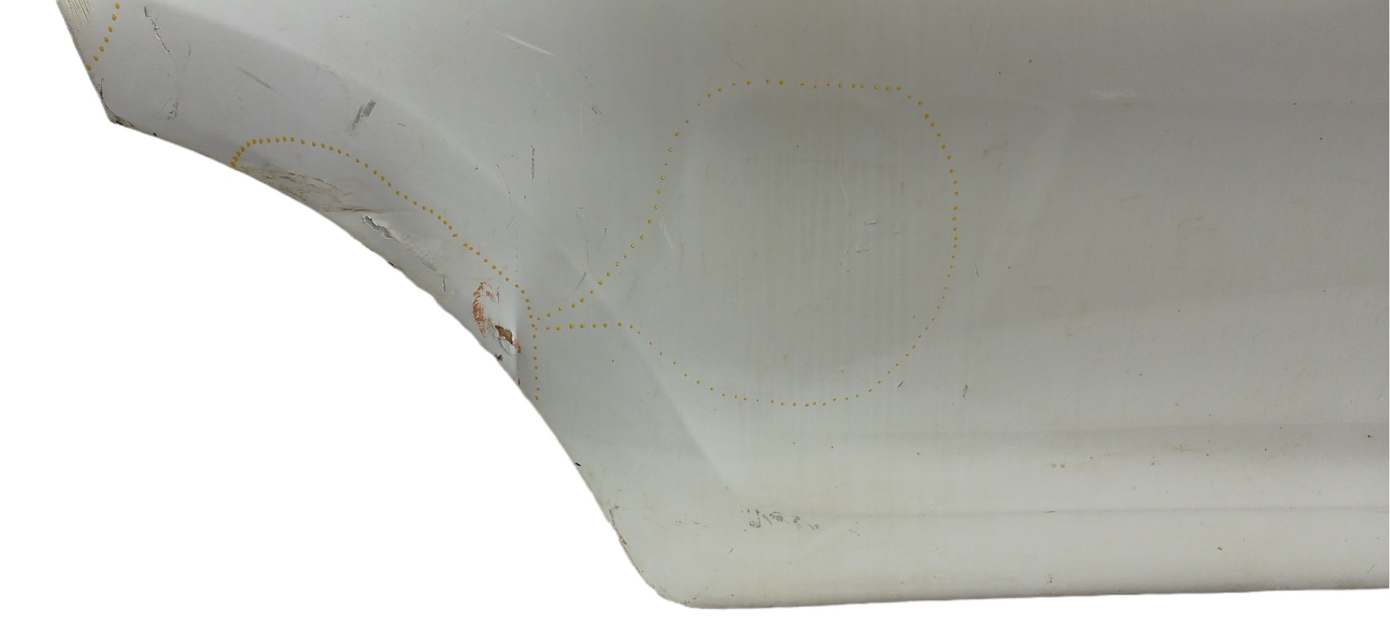 Porta Traseira Direita Kia Sportage 2012-2013 P/ Recuperar Traseira Direito Branco 3