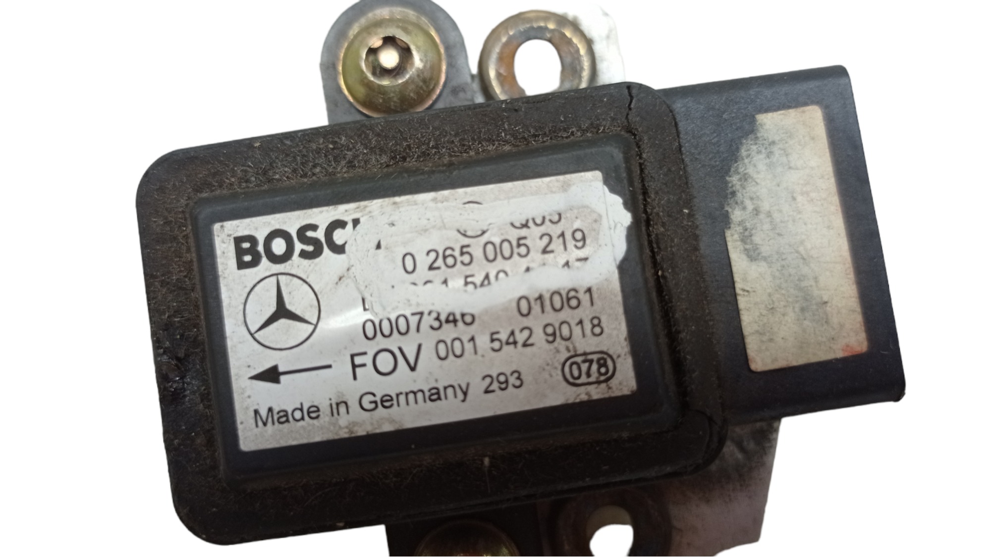 SENSOR AIRBAG MERCEDES BENZ CLASSE A 2002 4