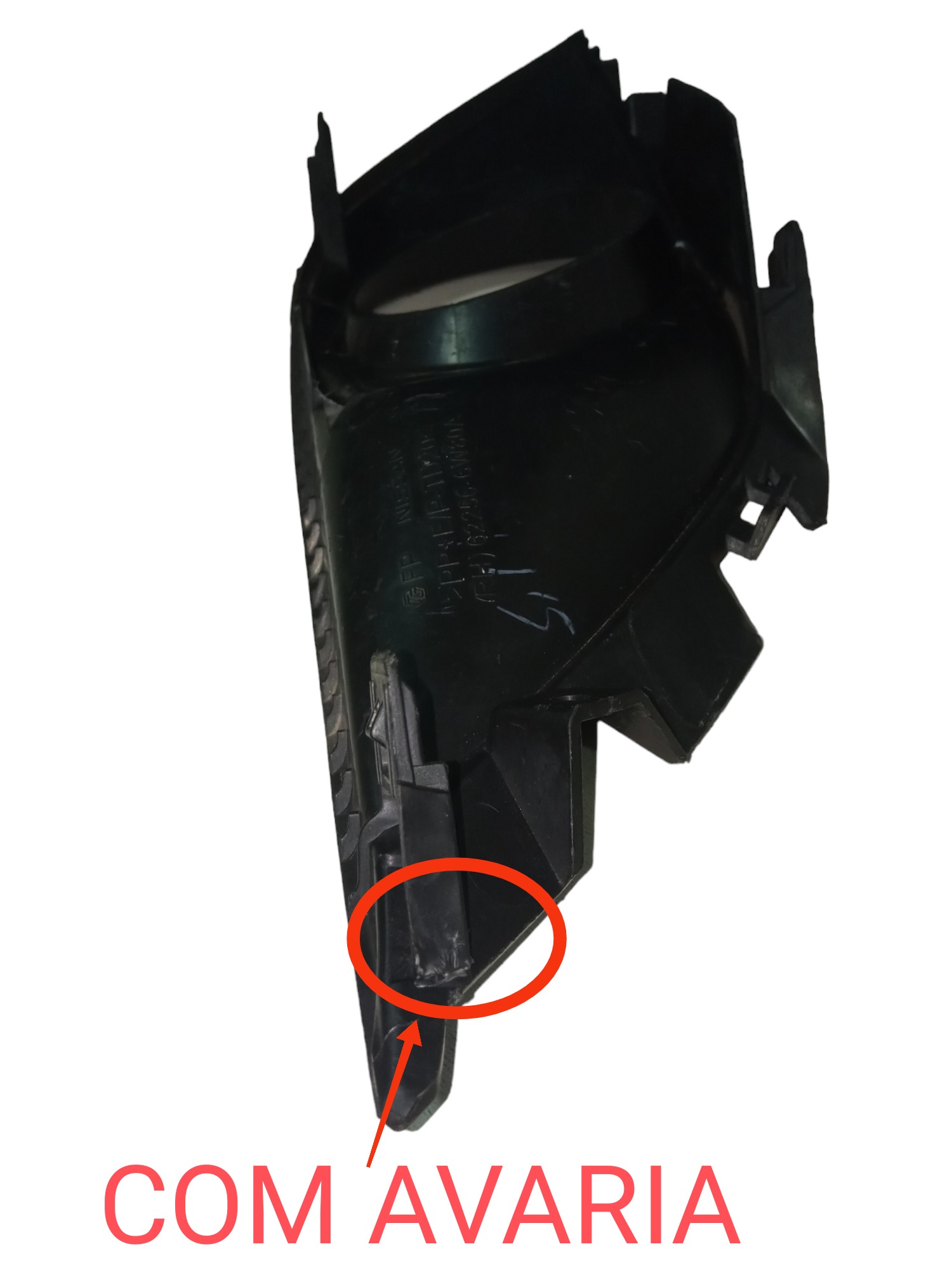 Moldura Farol Milha Direito Nissan Versa 2015 2018 Original  – Direito 5
