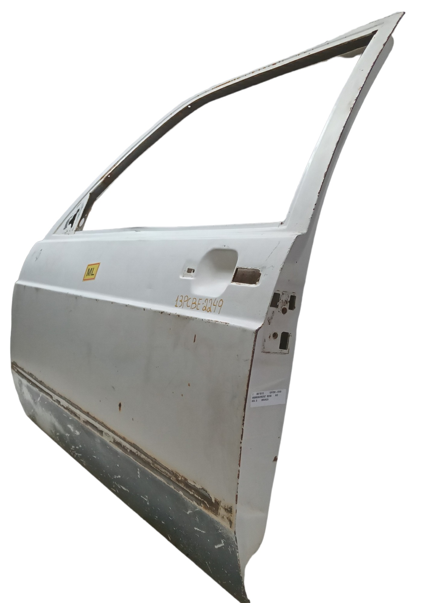 Porta Dianteira Esquerda Gol G1 – 1983 Para Recuperar Dianteira Esquerda Branco 1