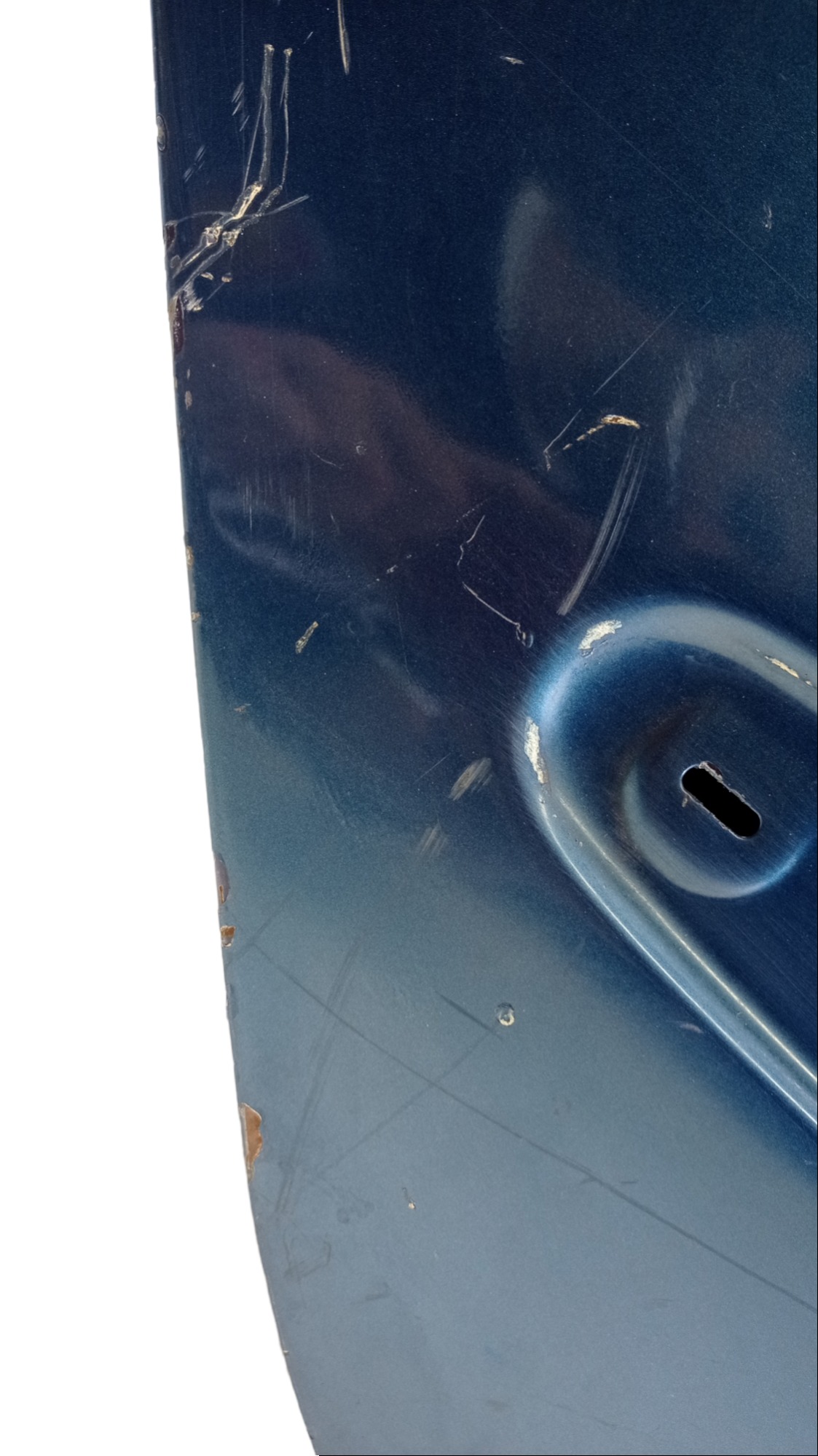 Porta Traseira Direita Renault Scenic 1999 Para Recuperar Traseira Direita Azul 1