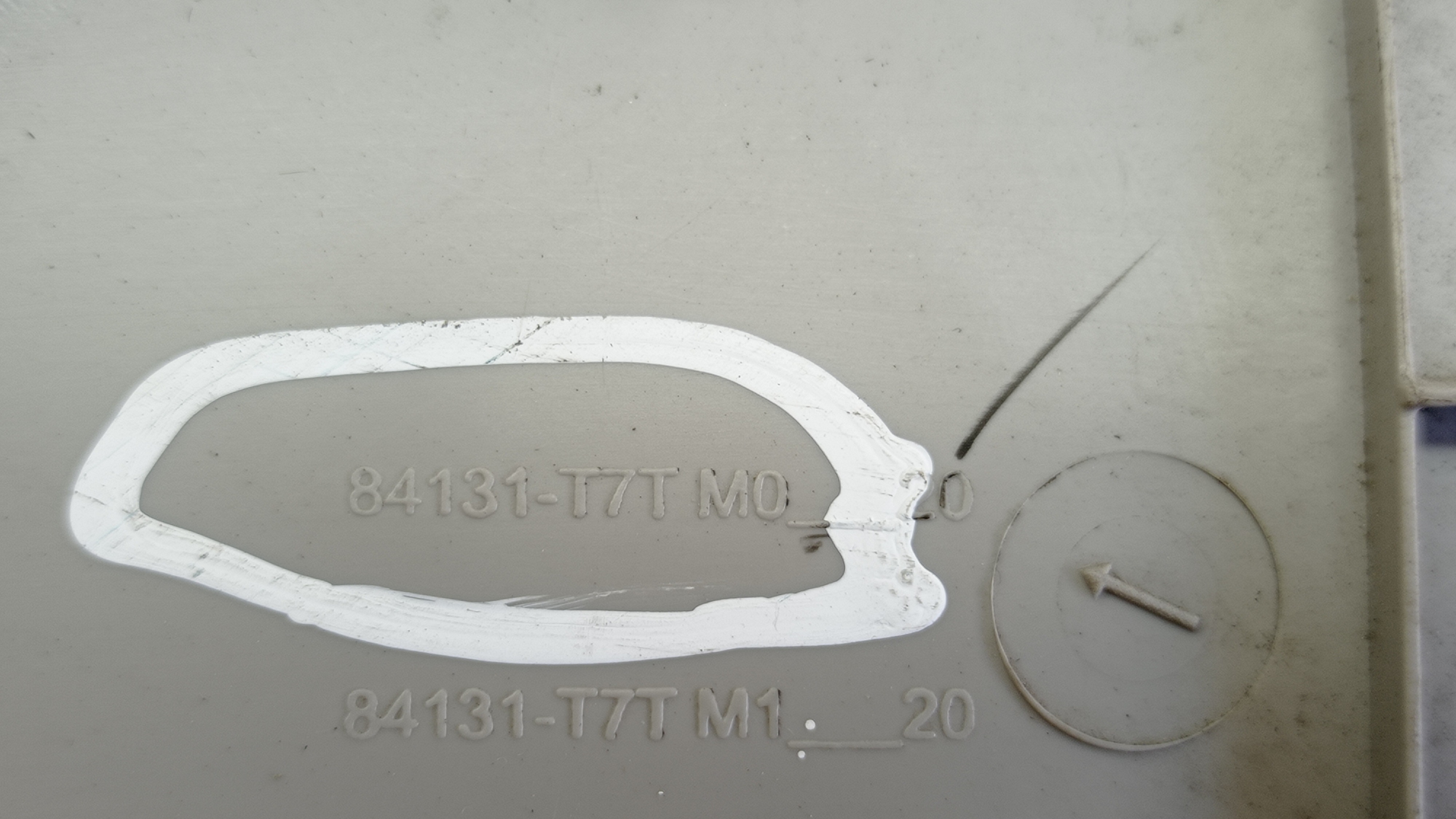 84131 t7tm1 Acabamento Coluna Traseira LD Honda Hr v 09 14 6