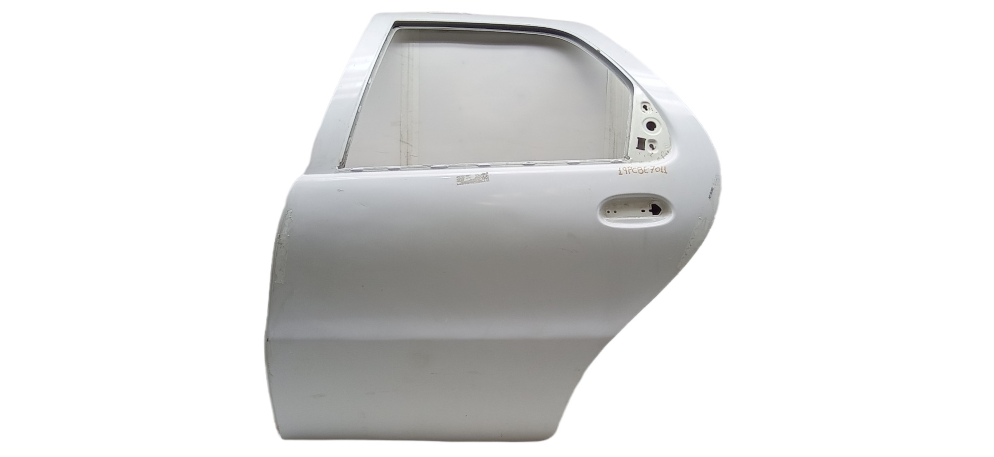 Porta Traseira Esquerda Fiat Palio 1999 Para Recuperar Traseira Esquerda Branco 5