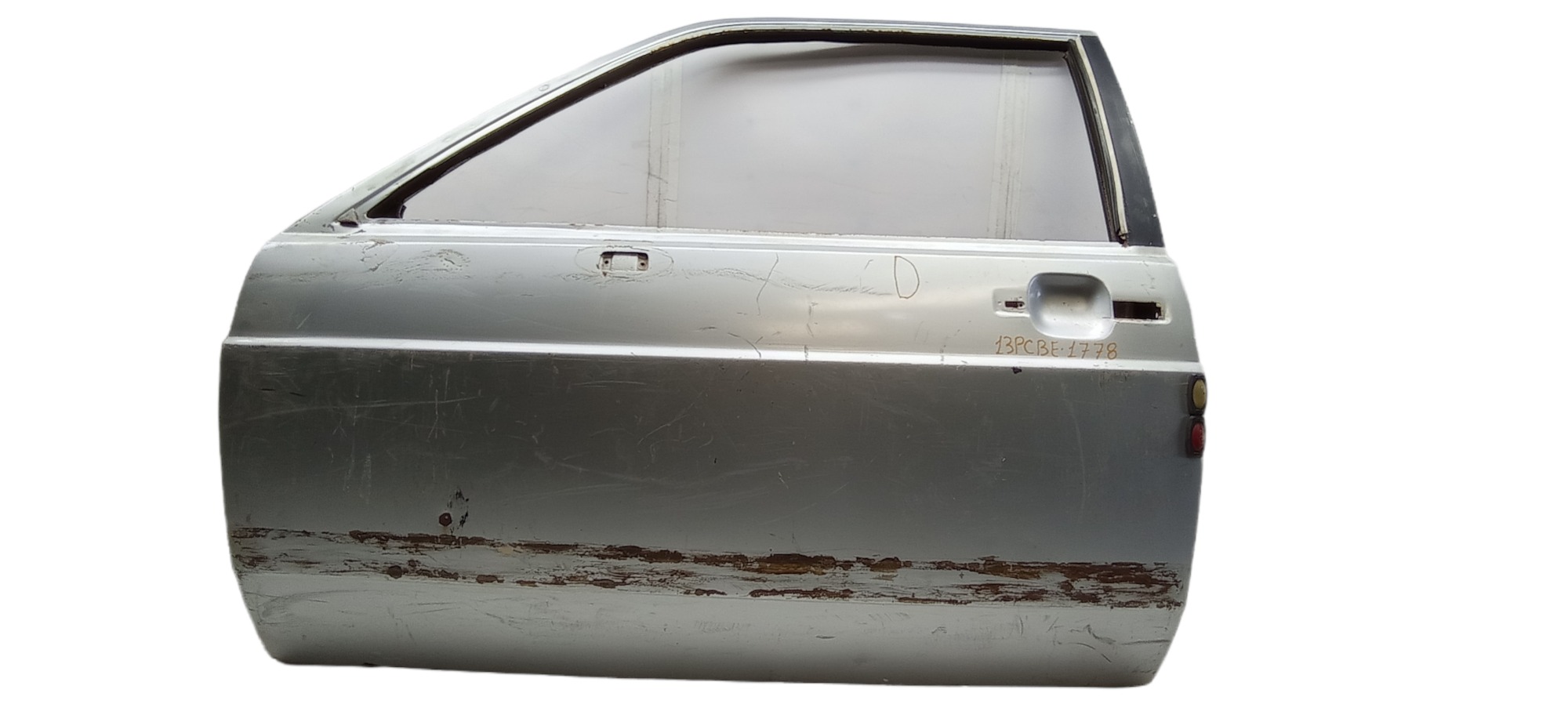 Porta Dianteira Esquerda Vw Gol G1 – 1983 Para Recuperar Dianteira Esquerda Prateado 3