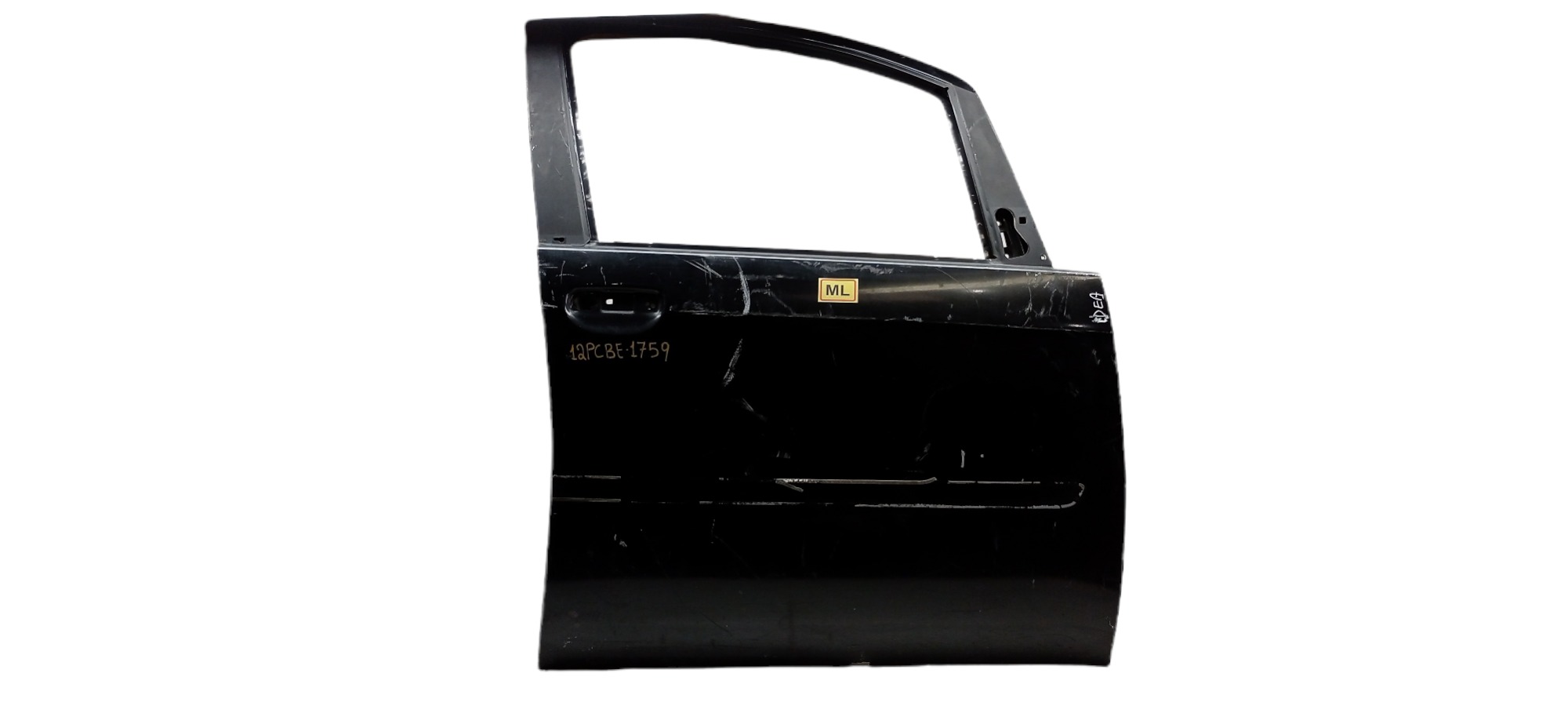 Porta Dianteira Direita Fiat Idea 2005 – Para Recuperar Dianteira Direito Preto 8