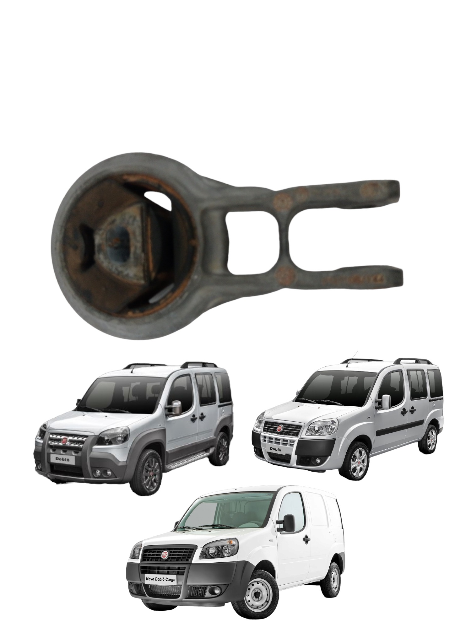 Coxim cambio biela Fiat doblo ano 2014/2020 6
