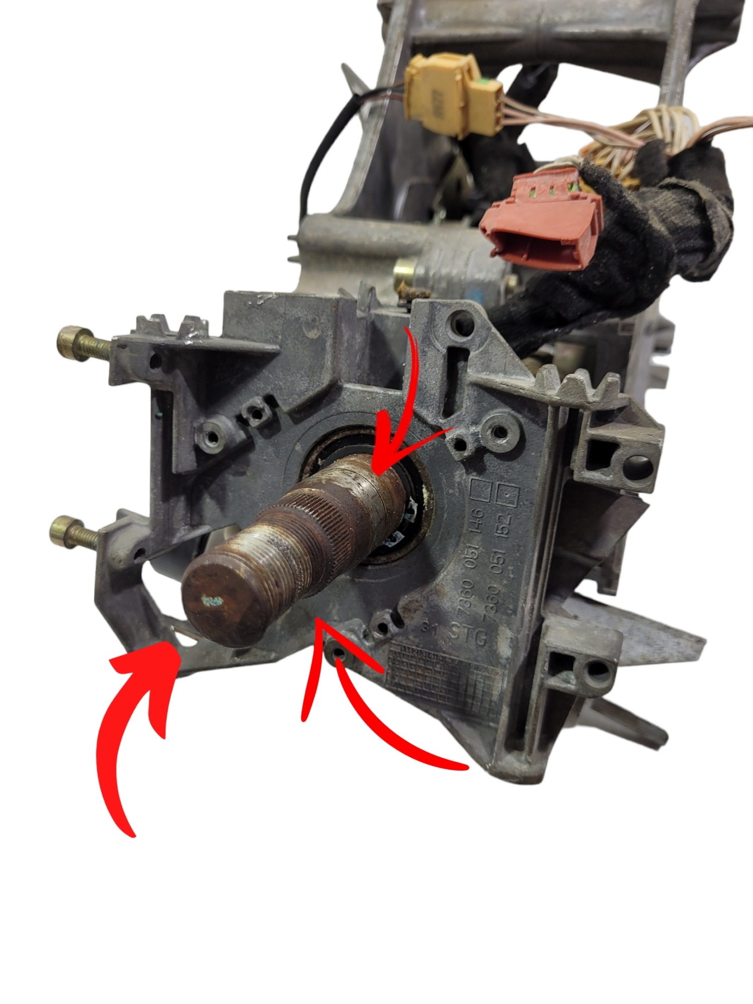 Escamoteavel Da Coluna De Direção Tgx 8