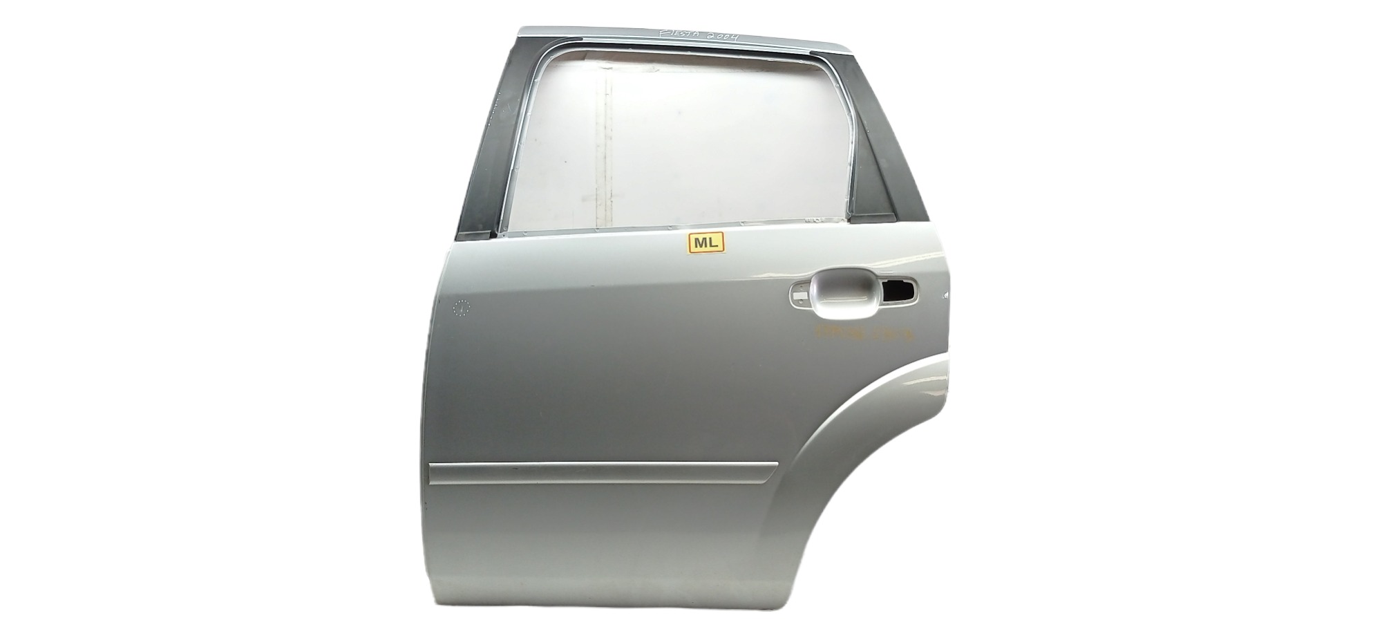 Porta Traseira Esquerda Ford Fiesta 2009 – Para Recuperar Traseira Esquerdo Prateado 3
